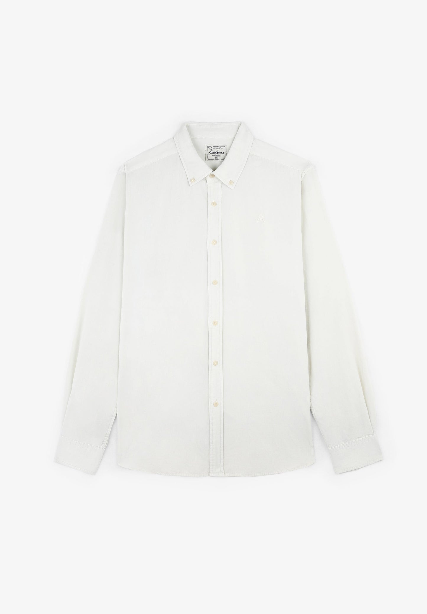 CAMISA PANA CUELLO CON BOTONES