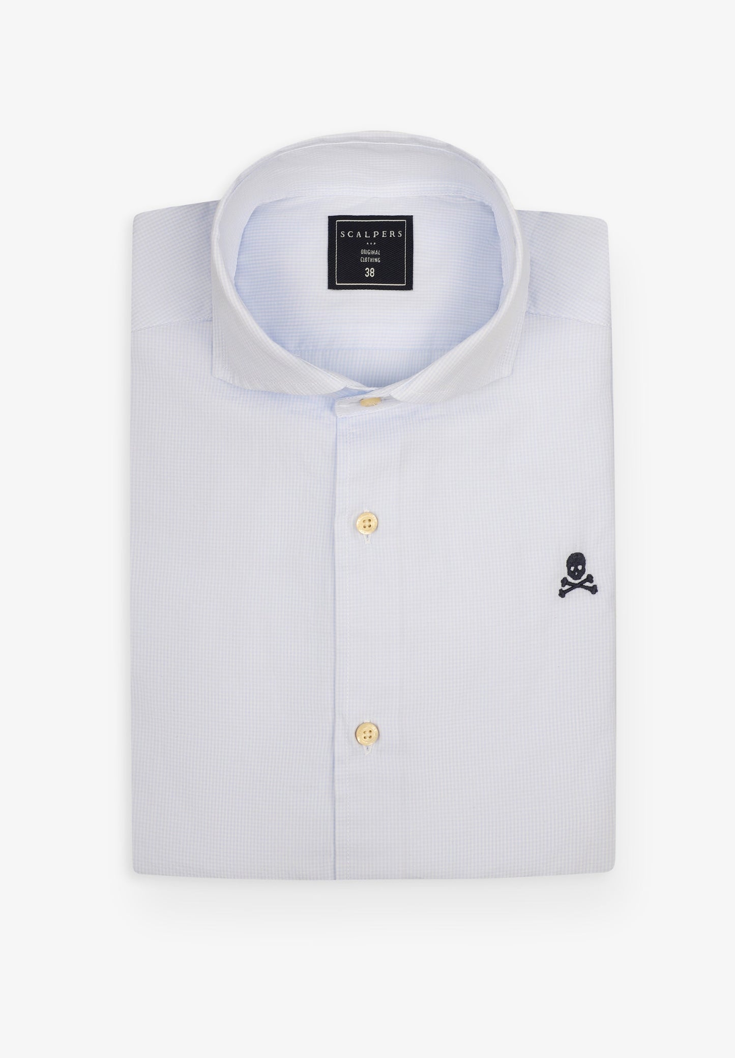 CAMISA CALAVERA CONTRASTE