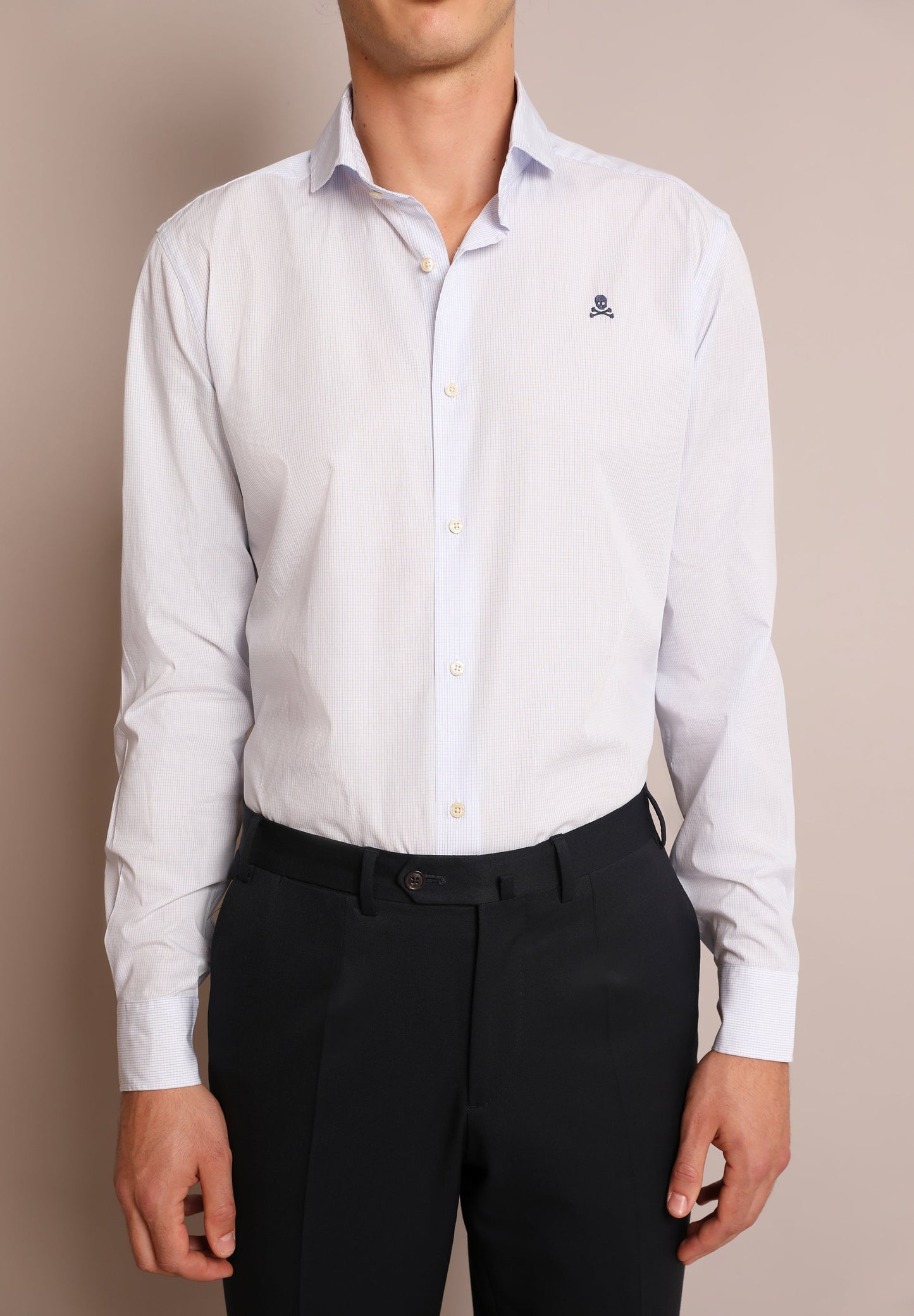 CAMISA CALAVERA CONTRASTE