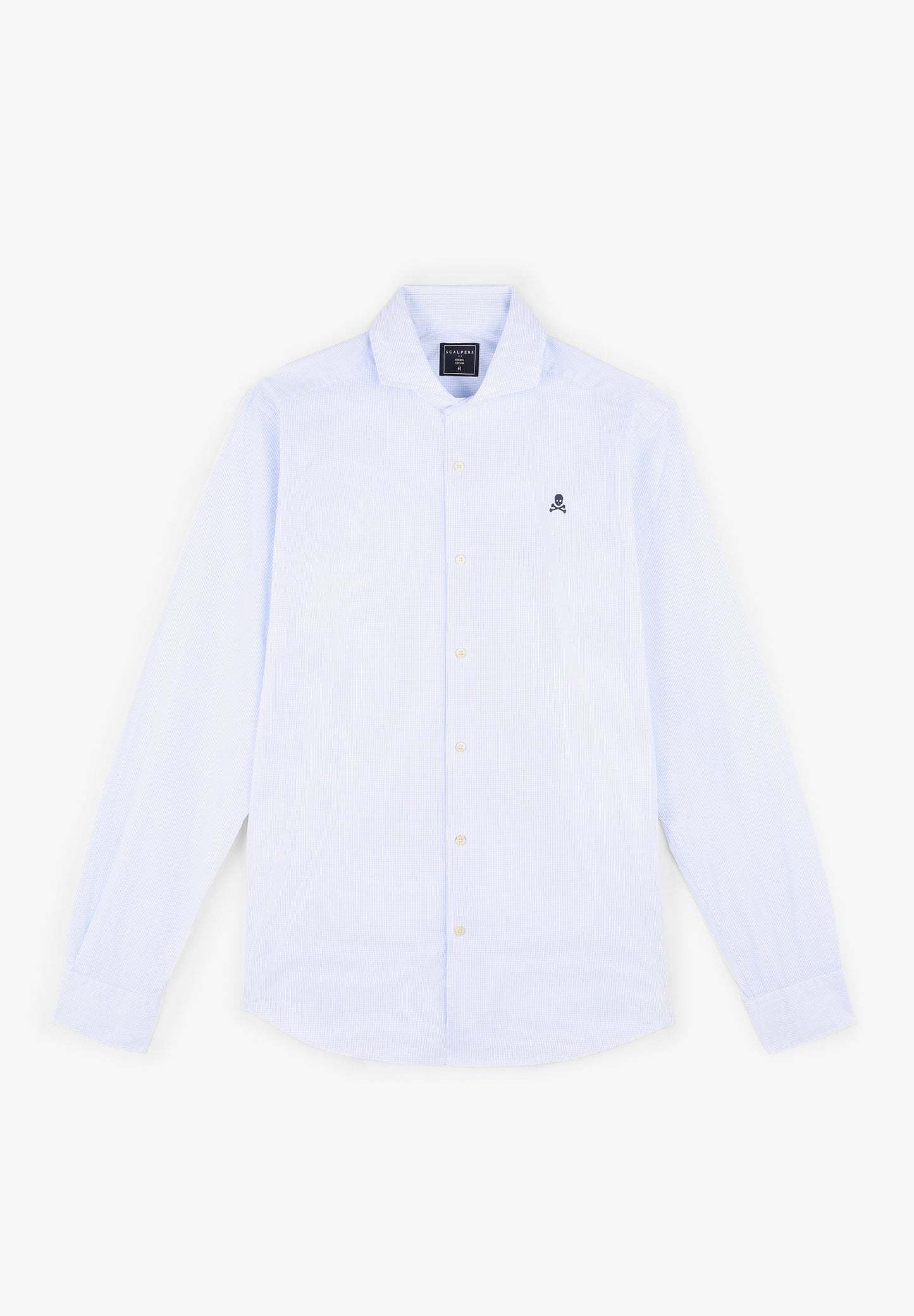 CAMISA CALAVERA CONTRASTE