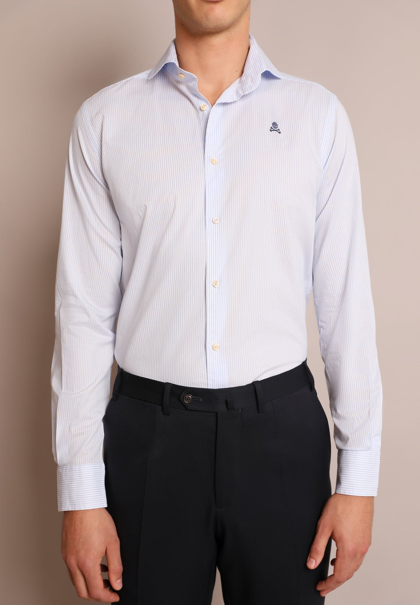CAMISA CALAVERA CONTRASTE