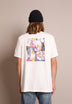 CAMISETA PRINT TRASERO ABSTRACTO
