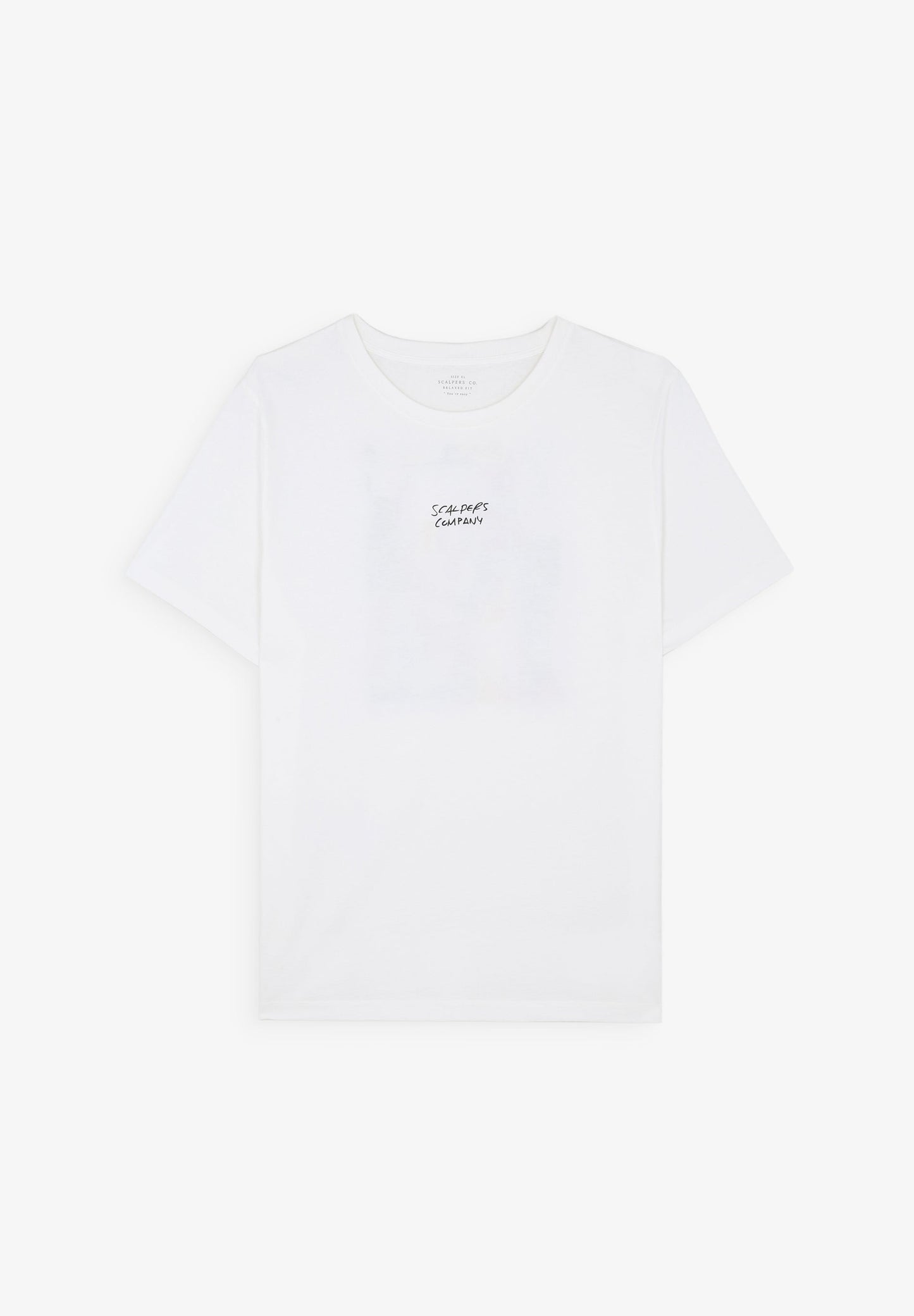 CAMISETA PRINT TRASERO ABSTRACTO