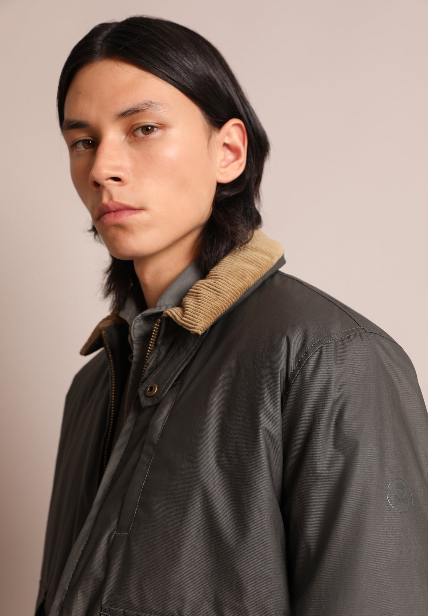CHAQUETA BOMBER CUELLO DE PANA