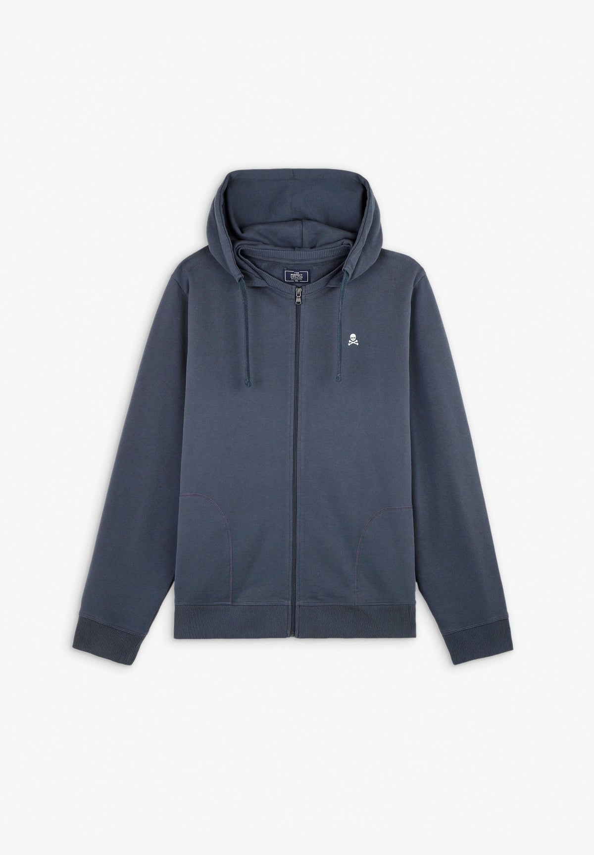SUDADERA CAPUCHA BORDADA CONTRASTE