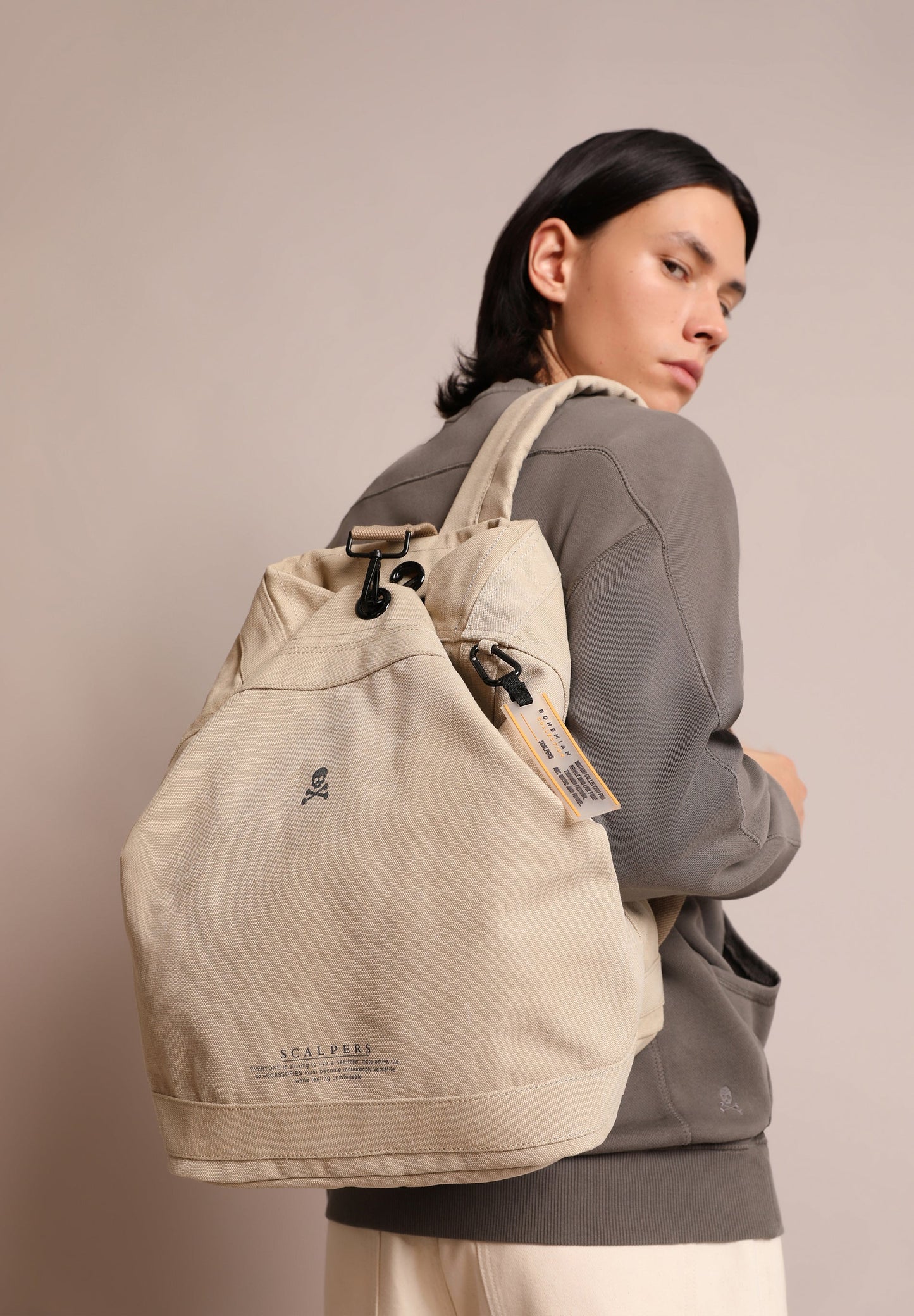 MOCHILA LONA TIPO SACO