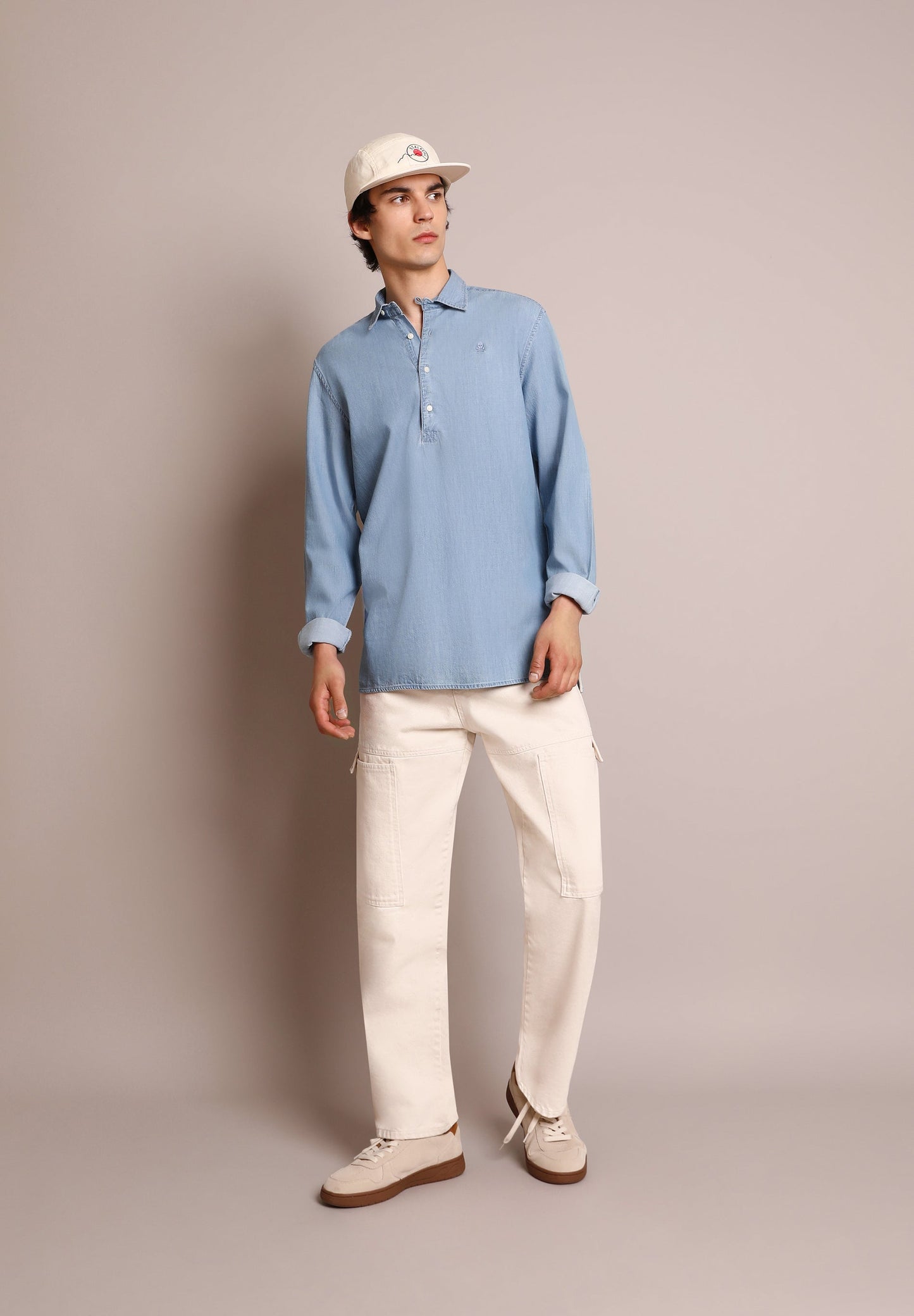 CAMISA POLERA DENIM