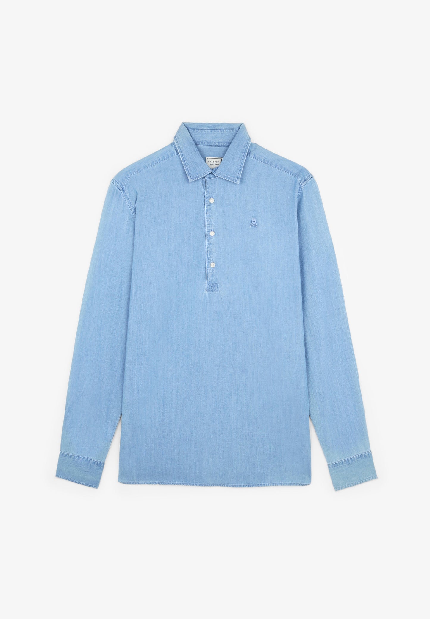 CAMISA POLERA DENIM