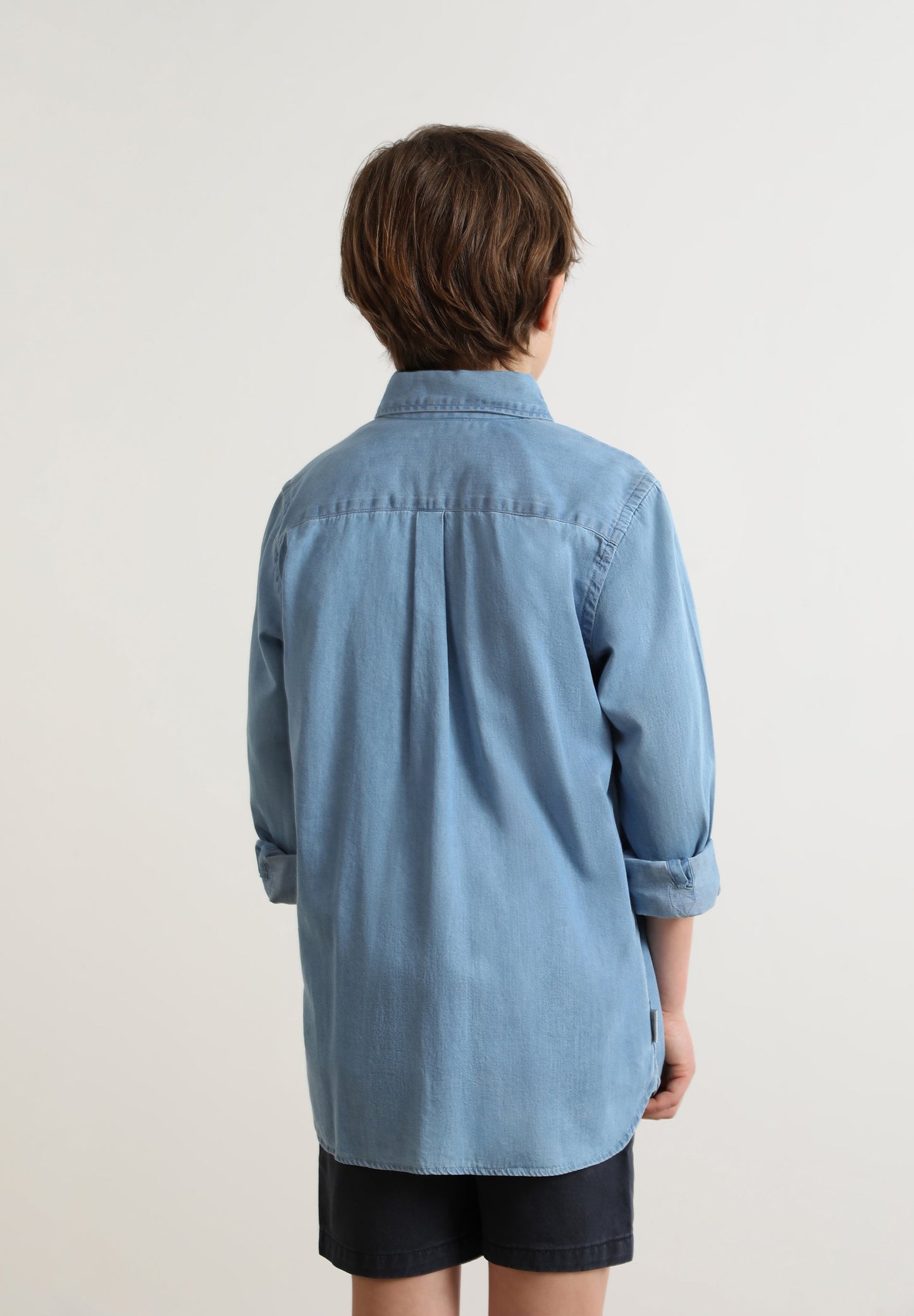 CAMISA DENIM CUELLO BOTONES