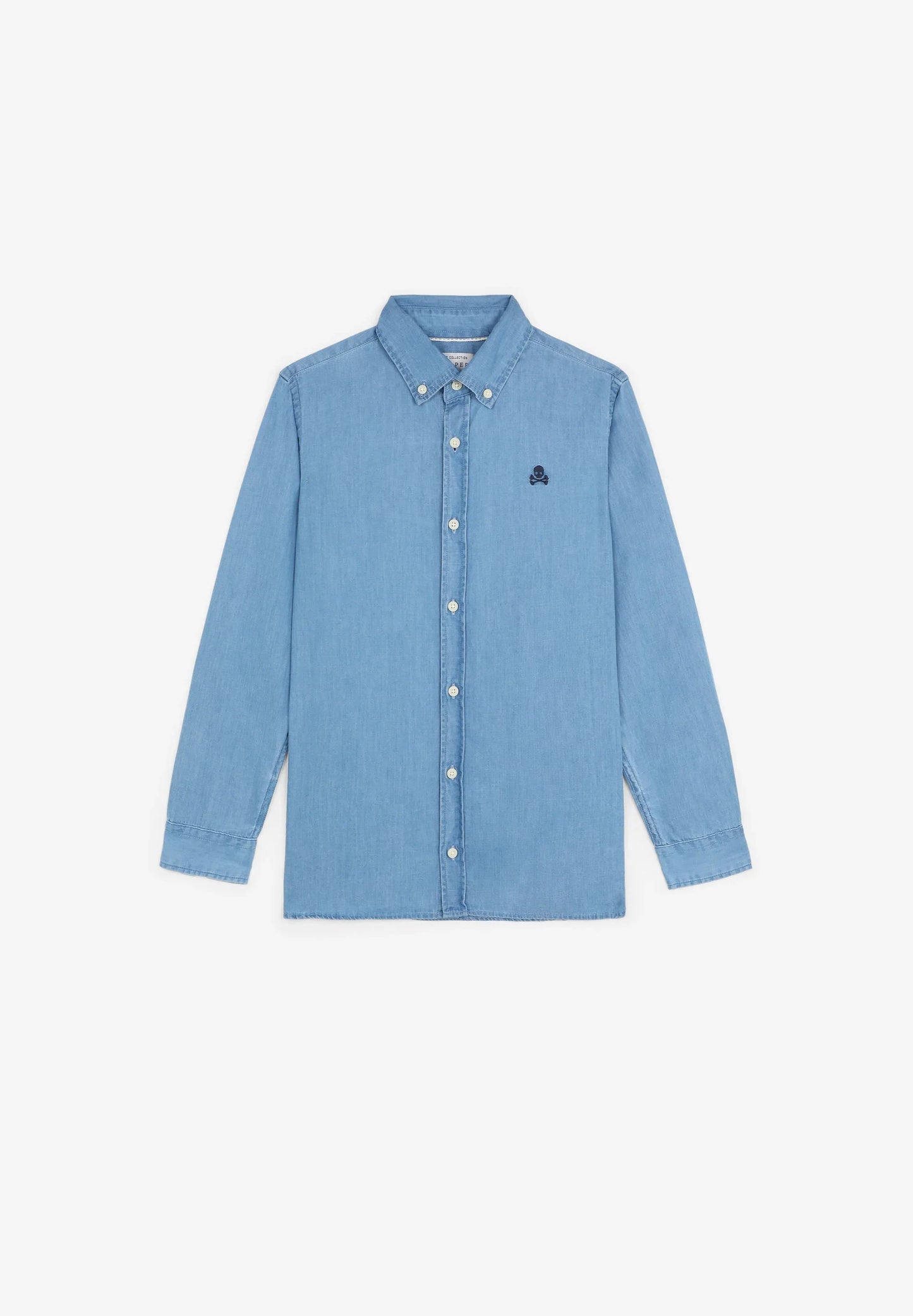 CAMISA DENIM CUELLO BOTONES
