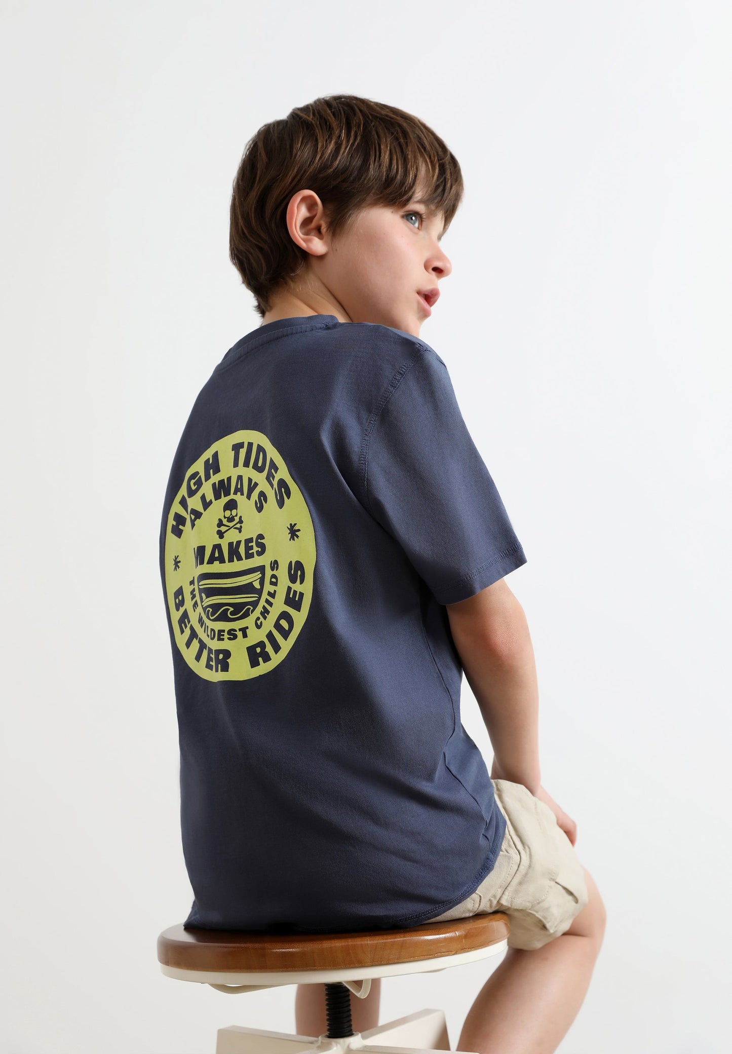 CAMISETA PRINT TRASERO CIRCULAR