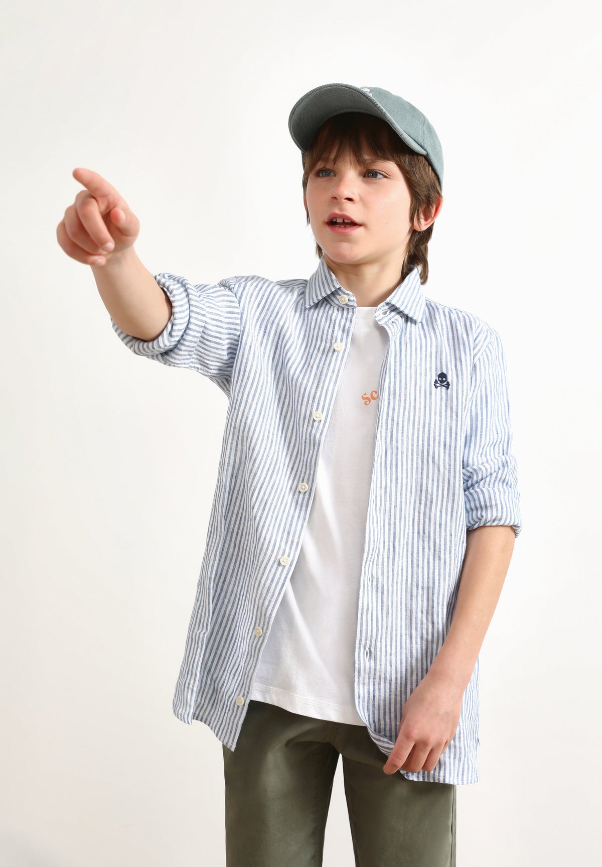 CAMISA LINO RAYAS