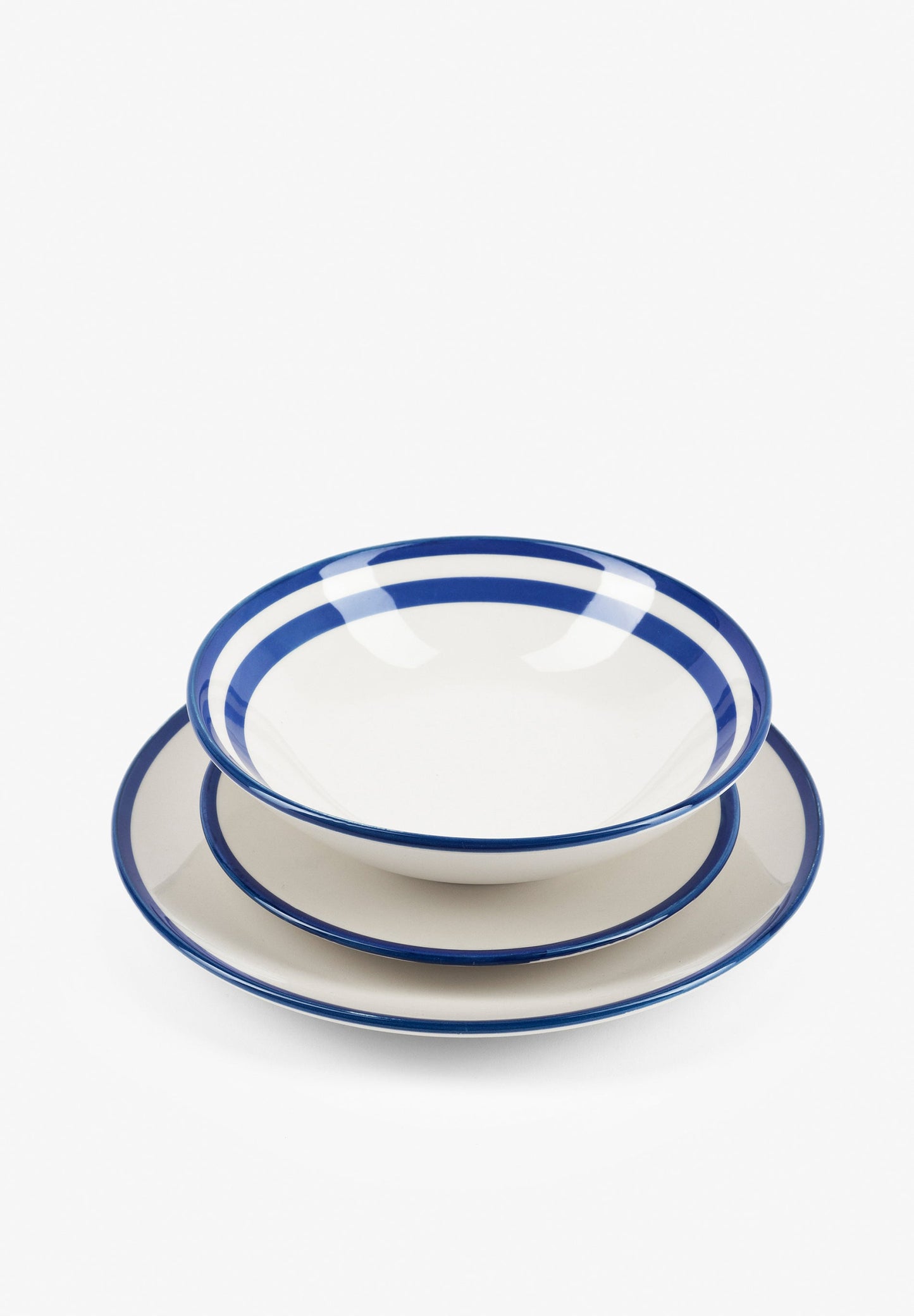 VAJILLA RAYAS 12 PIEZAS