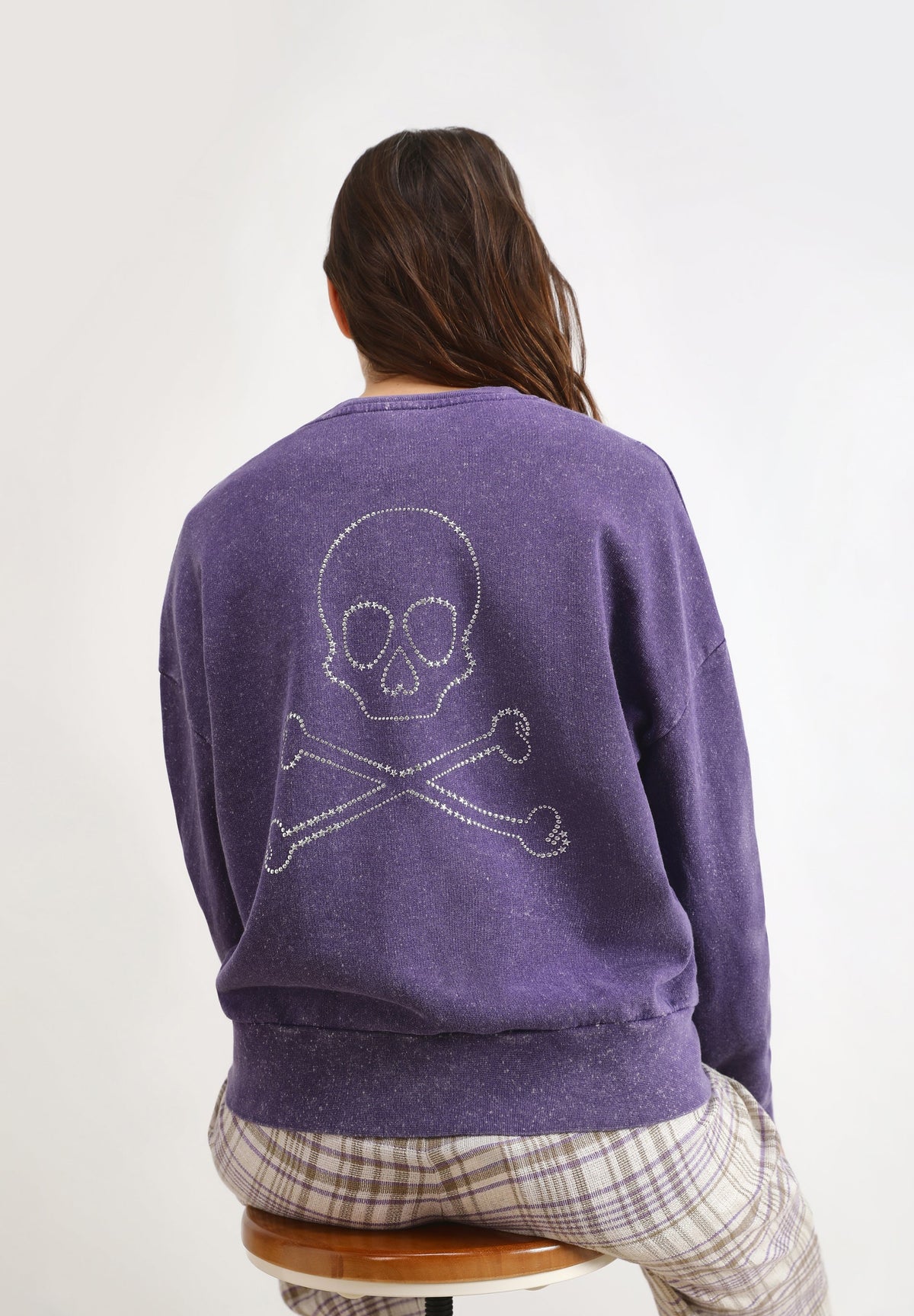 SUDADERA LAVADA CALAVERA BRILLI