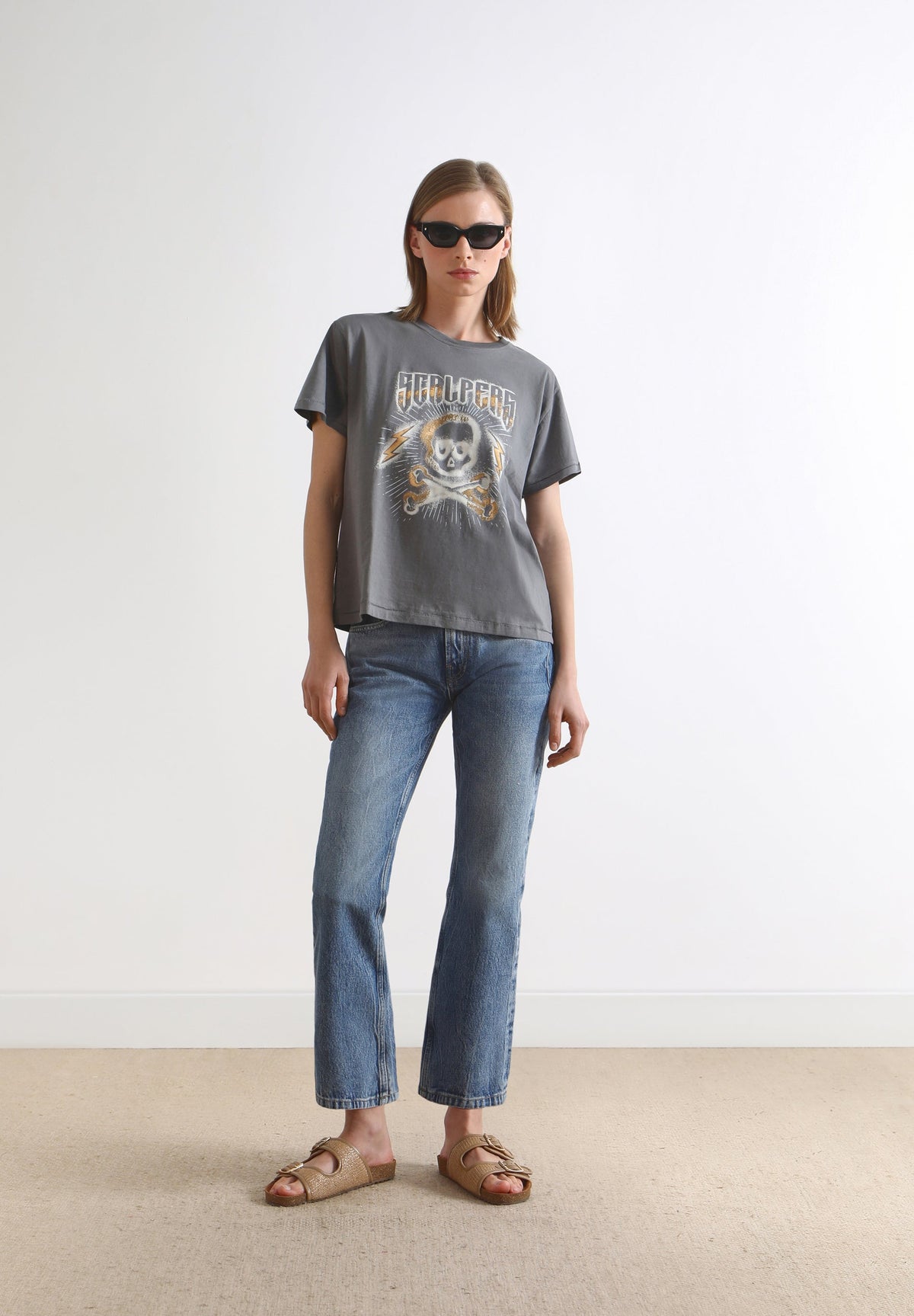 REG SKULL TEE