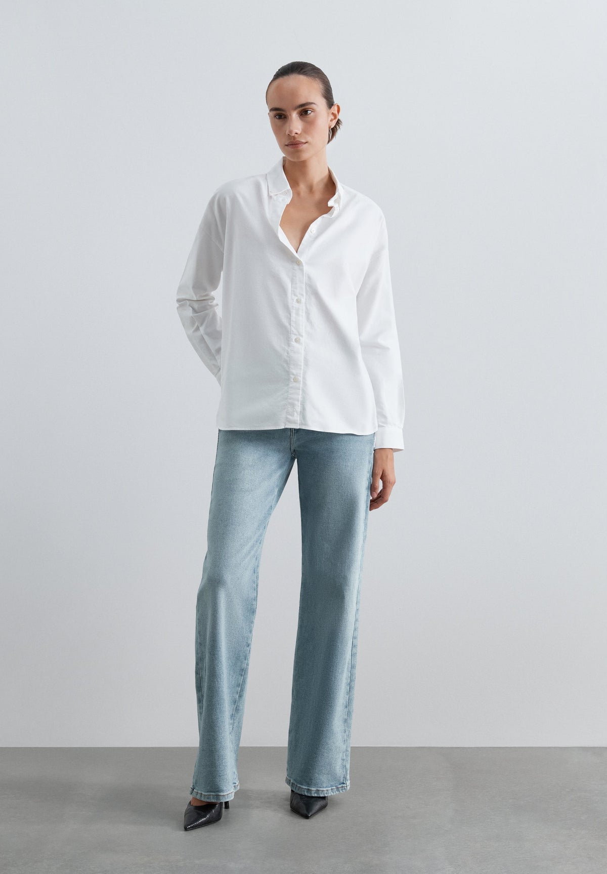 CAMISA OXFORD CUELLO BOTONES