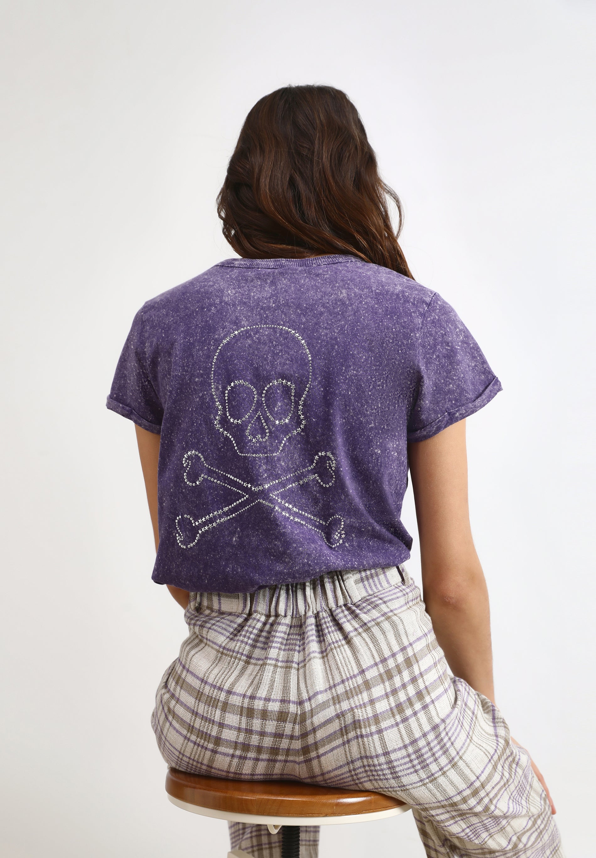 CAMISETA CALAVERA TRASERA BRILLI