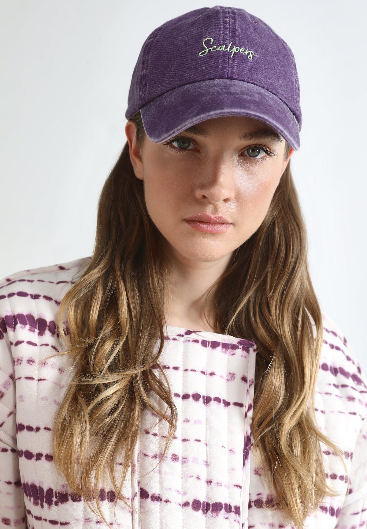 WASHED EMB CAP