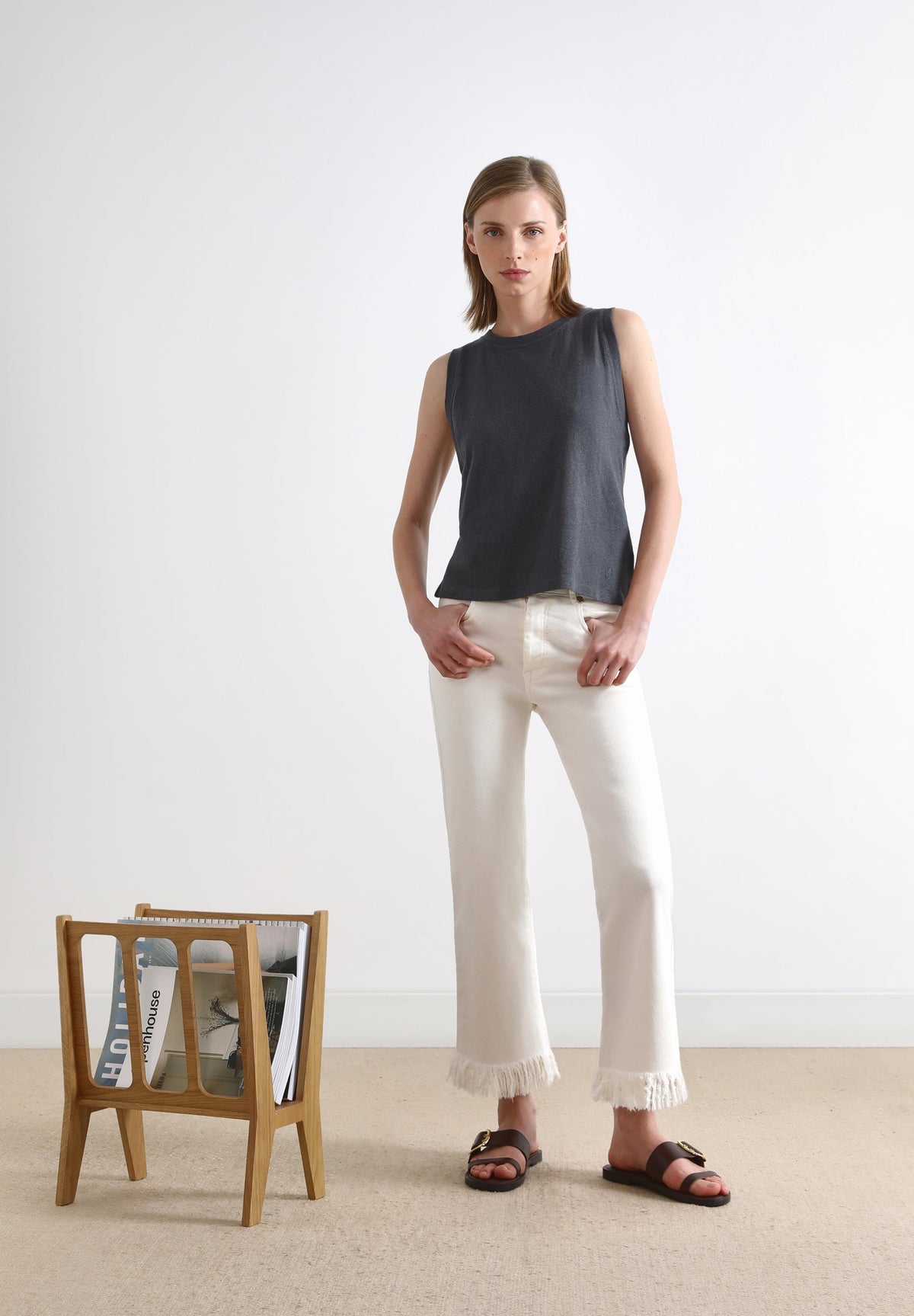 ARM LINEN TEE