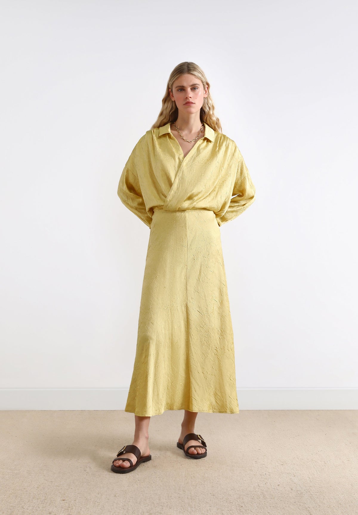 FALDA JACQUARD MIDI
