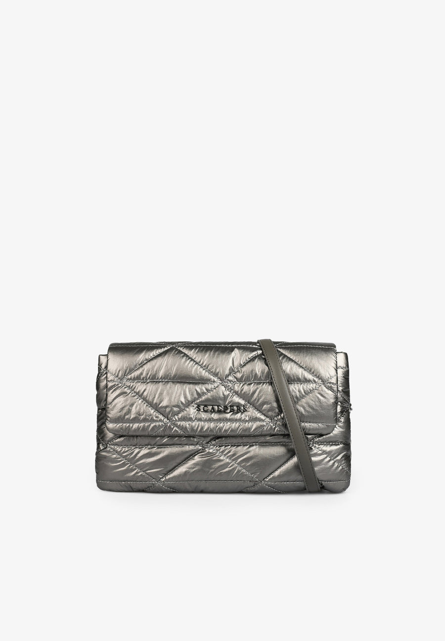 BOLSO BANDOLERA ACOLCHADO METALIZADO