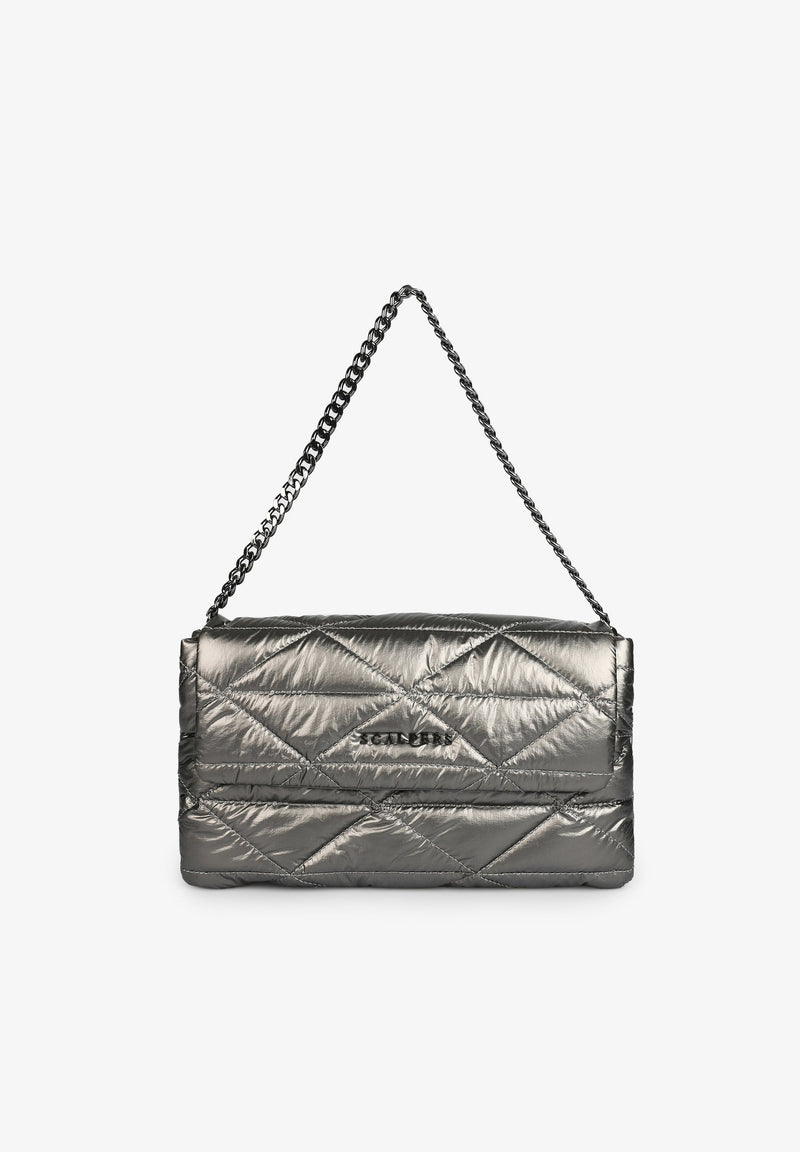 BOLSO BANDOLERA ACOLCHADO METALIZADO