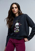 SUDADERA LAVADA CALAVERA FRONTAL