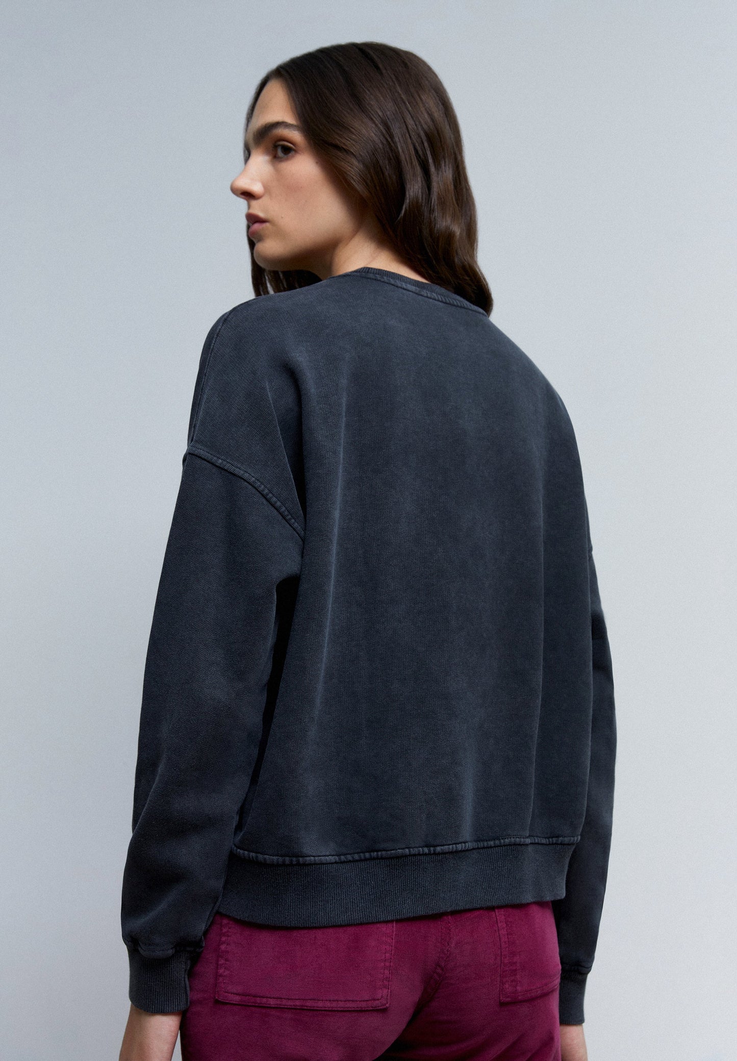 SUDADERA LAVADA CALAVERA FRONTAL