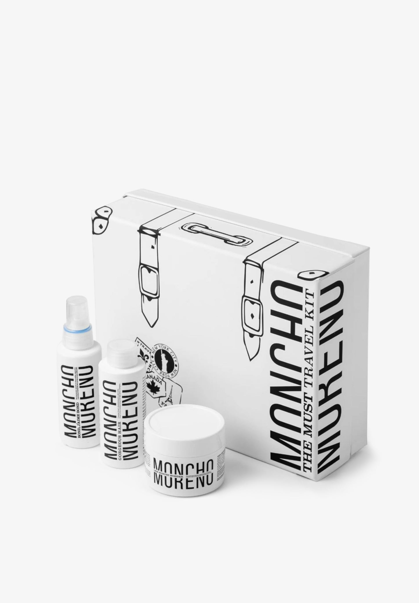 MONCHO MORENO | KIT DE VIAJE ESENCIALES