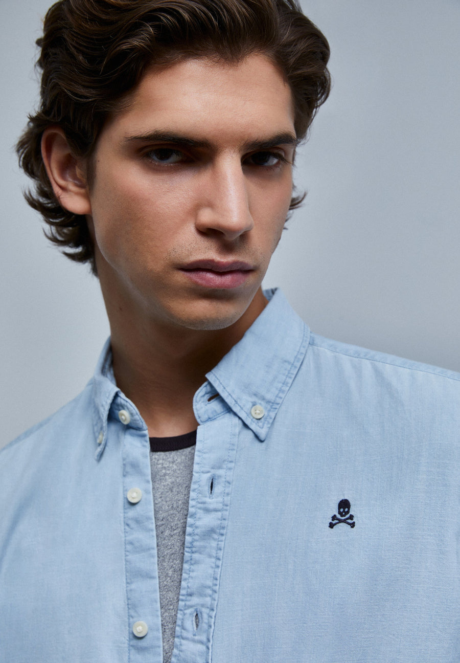 CAMISA DENIM BOTONES