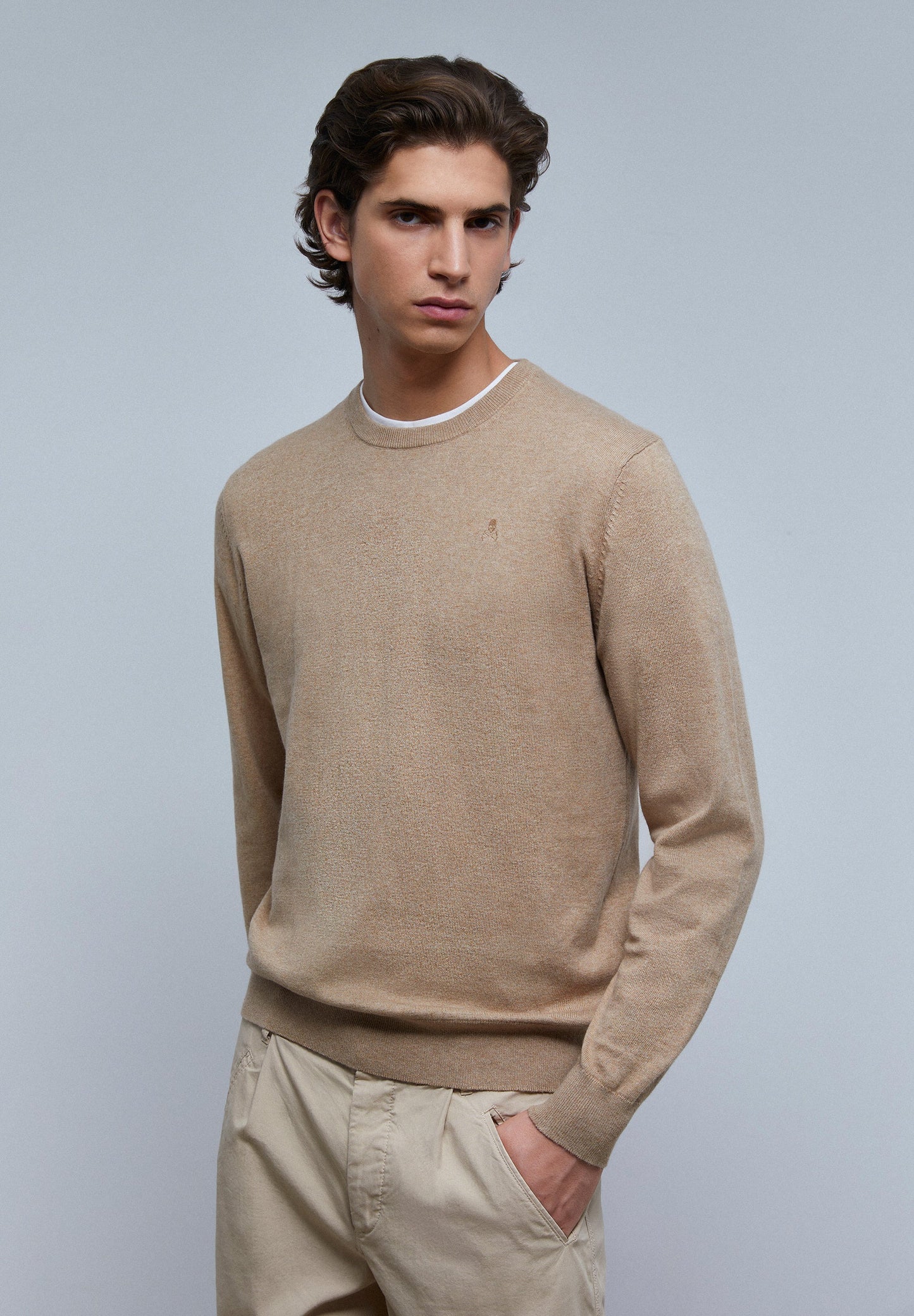 JERSEY CUELLO REDONDO CALAVERA