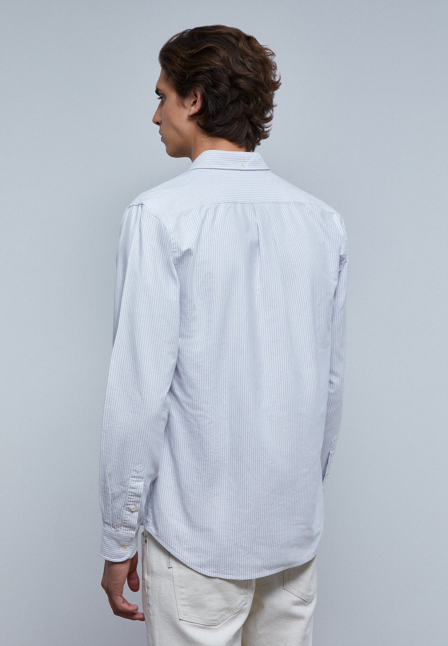 CAMISA OXFORD CALAVERA CONTRASTE