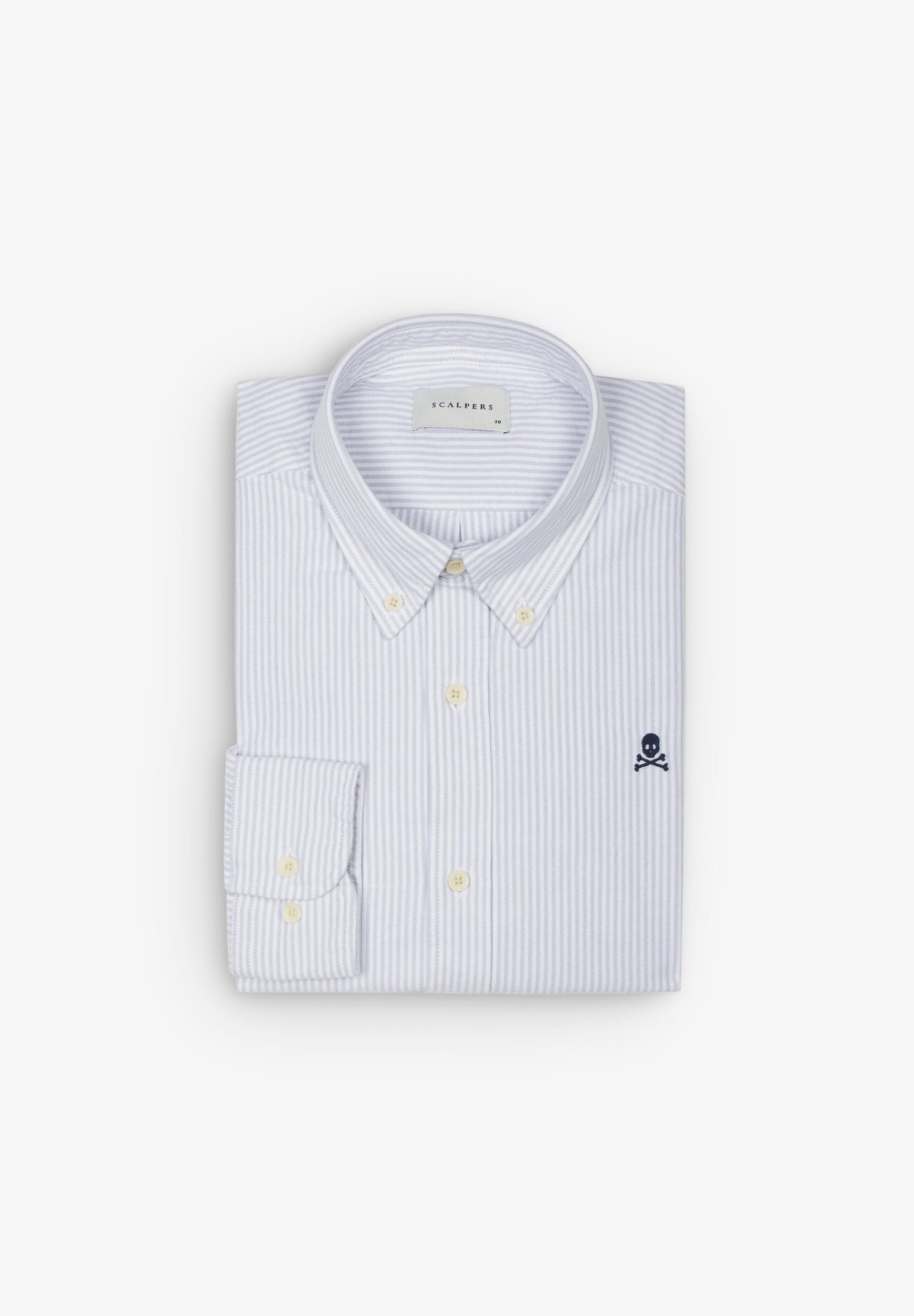 CAMISA OXFORD CALAVERA CONTRASTE