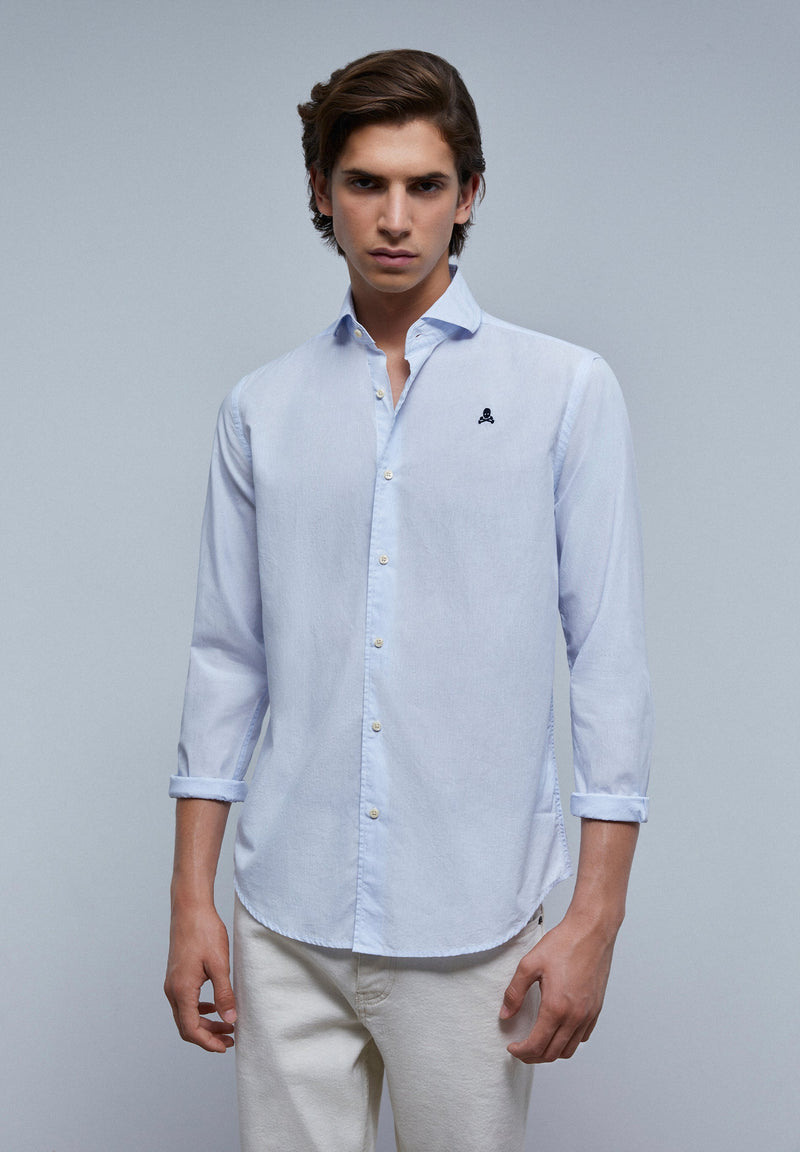 Scalpers CAMISA ICON PAUL SHIRT Camisa para Hombre Azul Talla 39 :  : Ropa, Zapatos y Accesorios