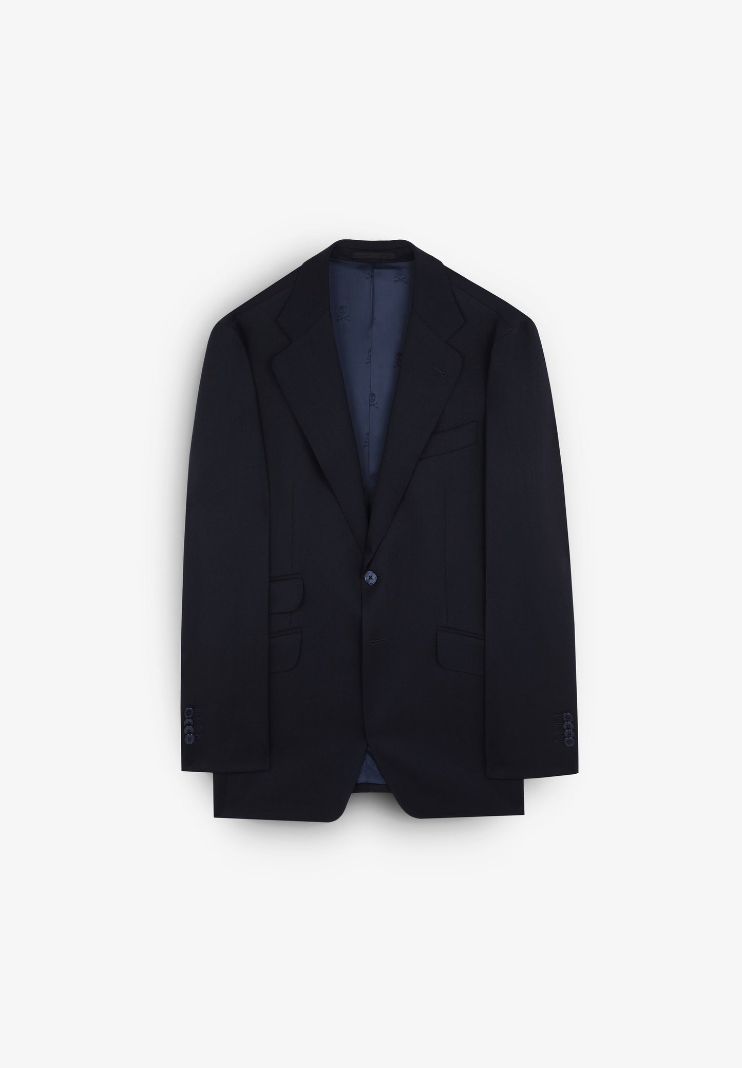 TRAJE AZUL MARINO LANA