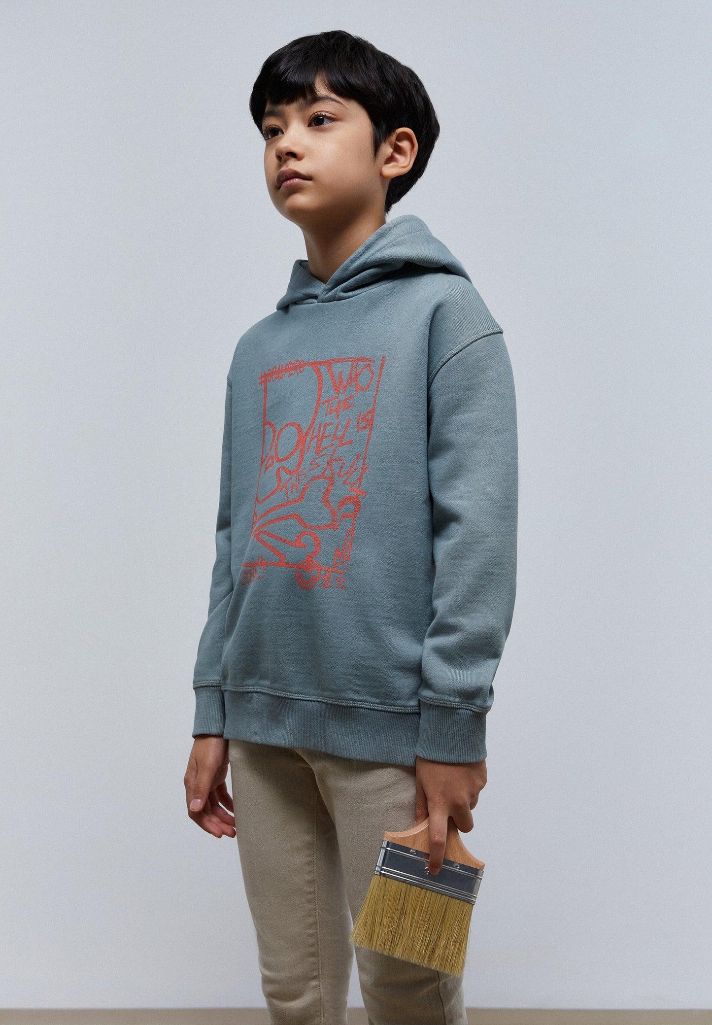 MARKER SKULL HOODIE SW KIDS