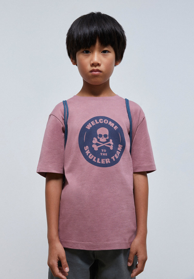 CAMISETA LAVADA PRINT CIRCULAR