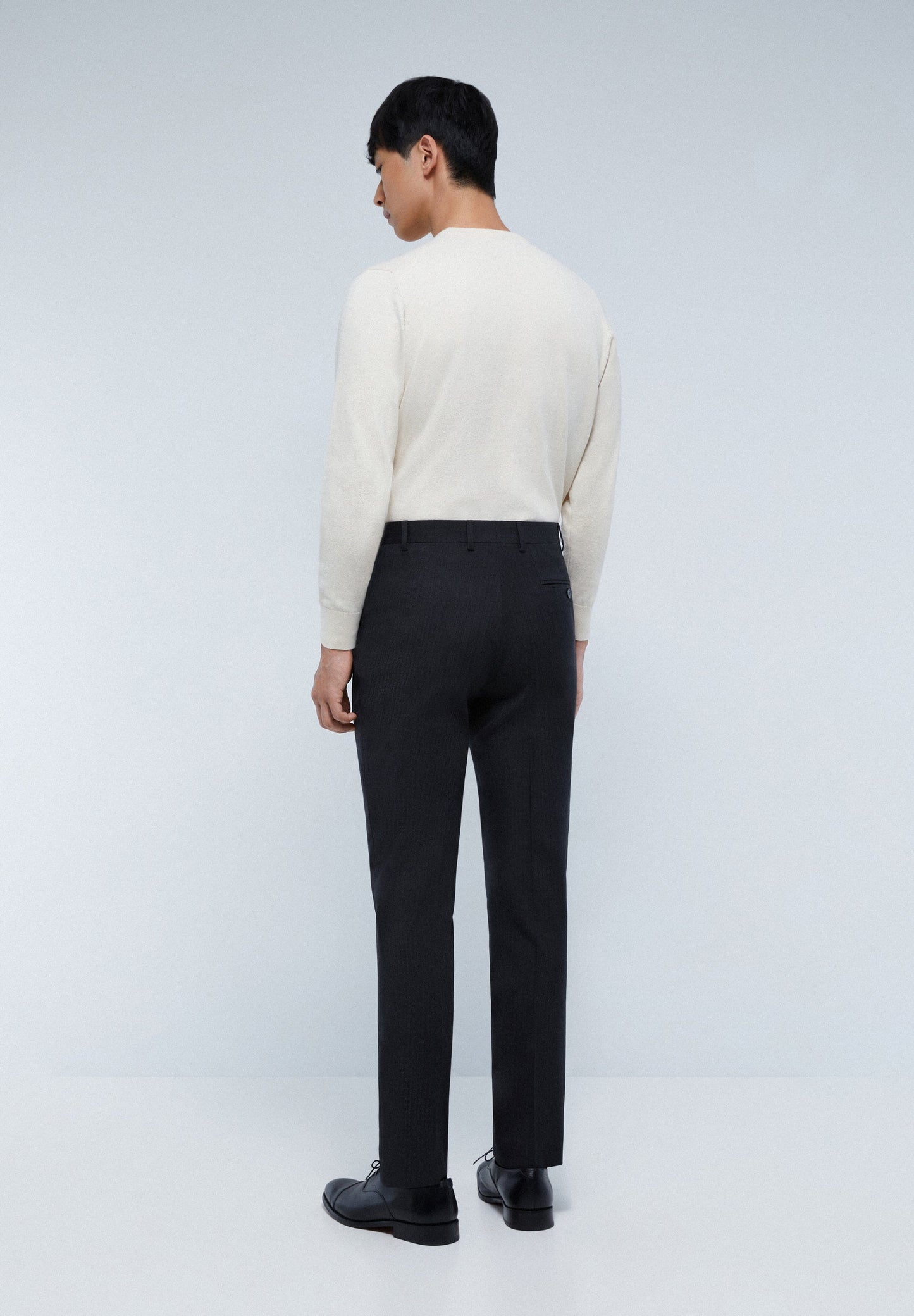 TRAJE ESTRUCTURA GRIS LANA