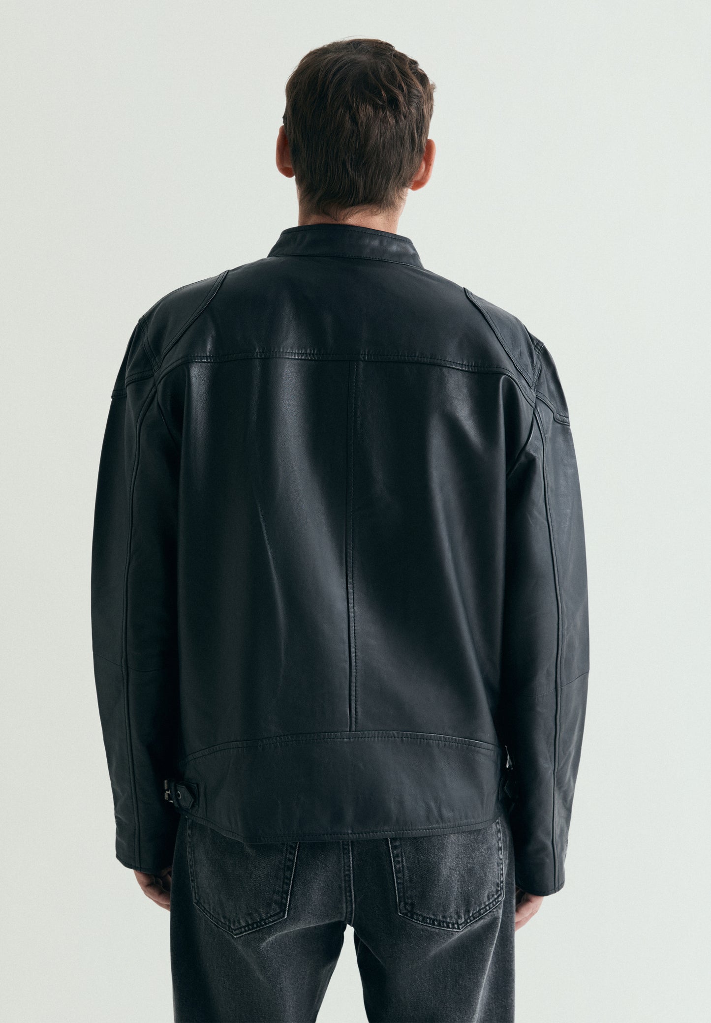 CHAQUETA BOMBER PIEL