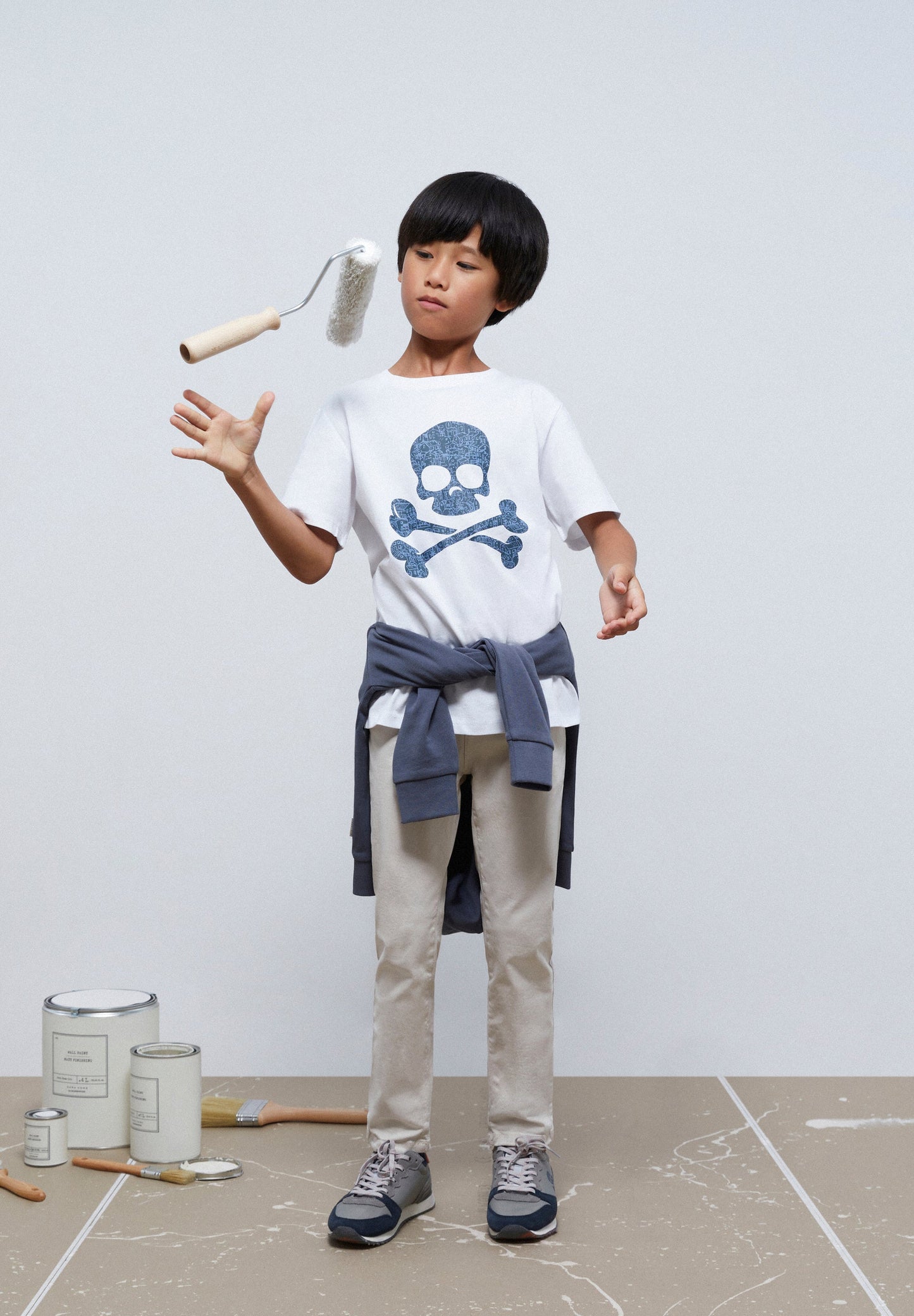 CAMISETA CALAVERA ESTAMPADO