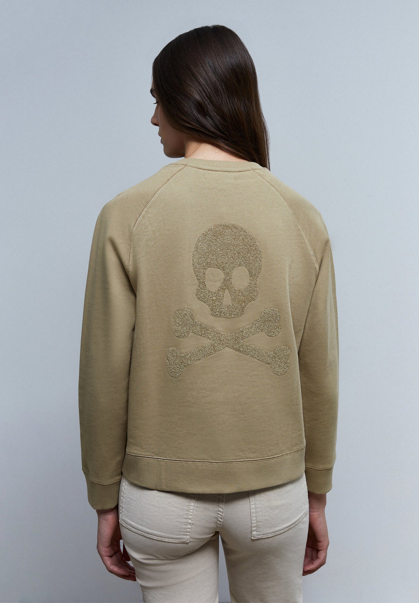 SUDADERA CALAVERA TRASERA GLITTER