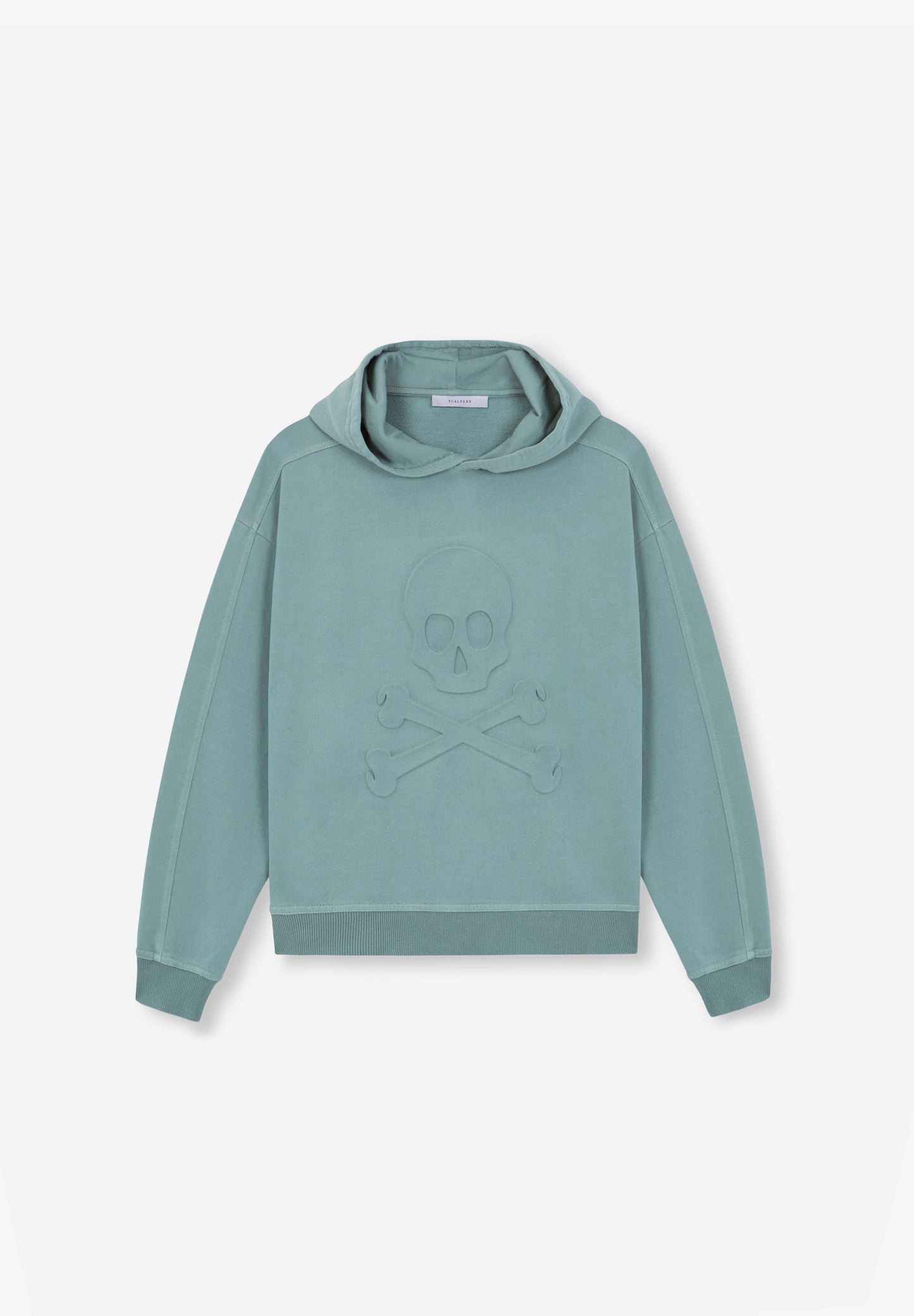 SUDADERA CALAVERA RELIEVE FRONTAL