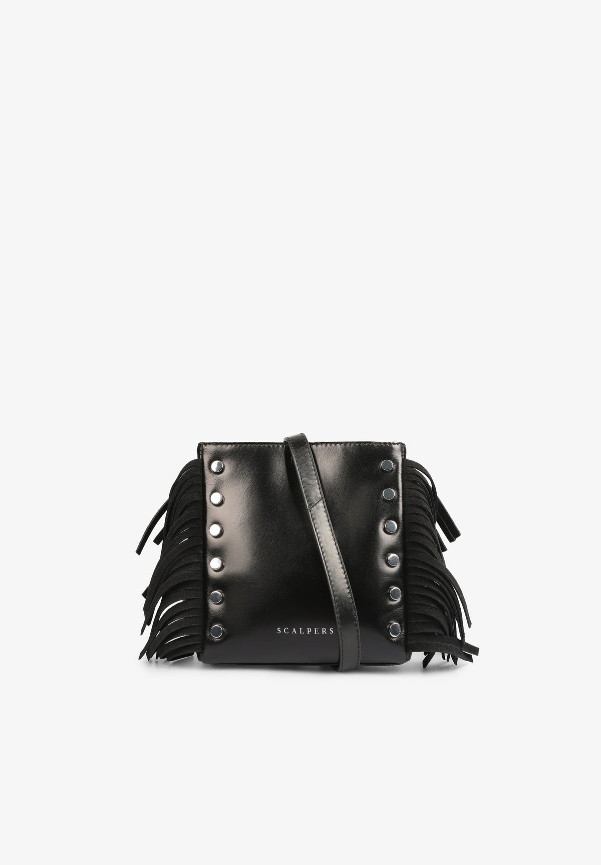 BOLSO MINI PIEL FLECOS
