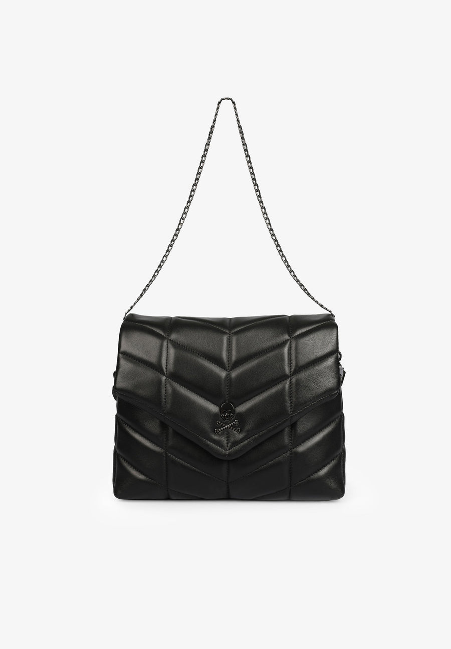 BOLSO PIEL BANDOLERA ACOLCHADO