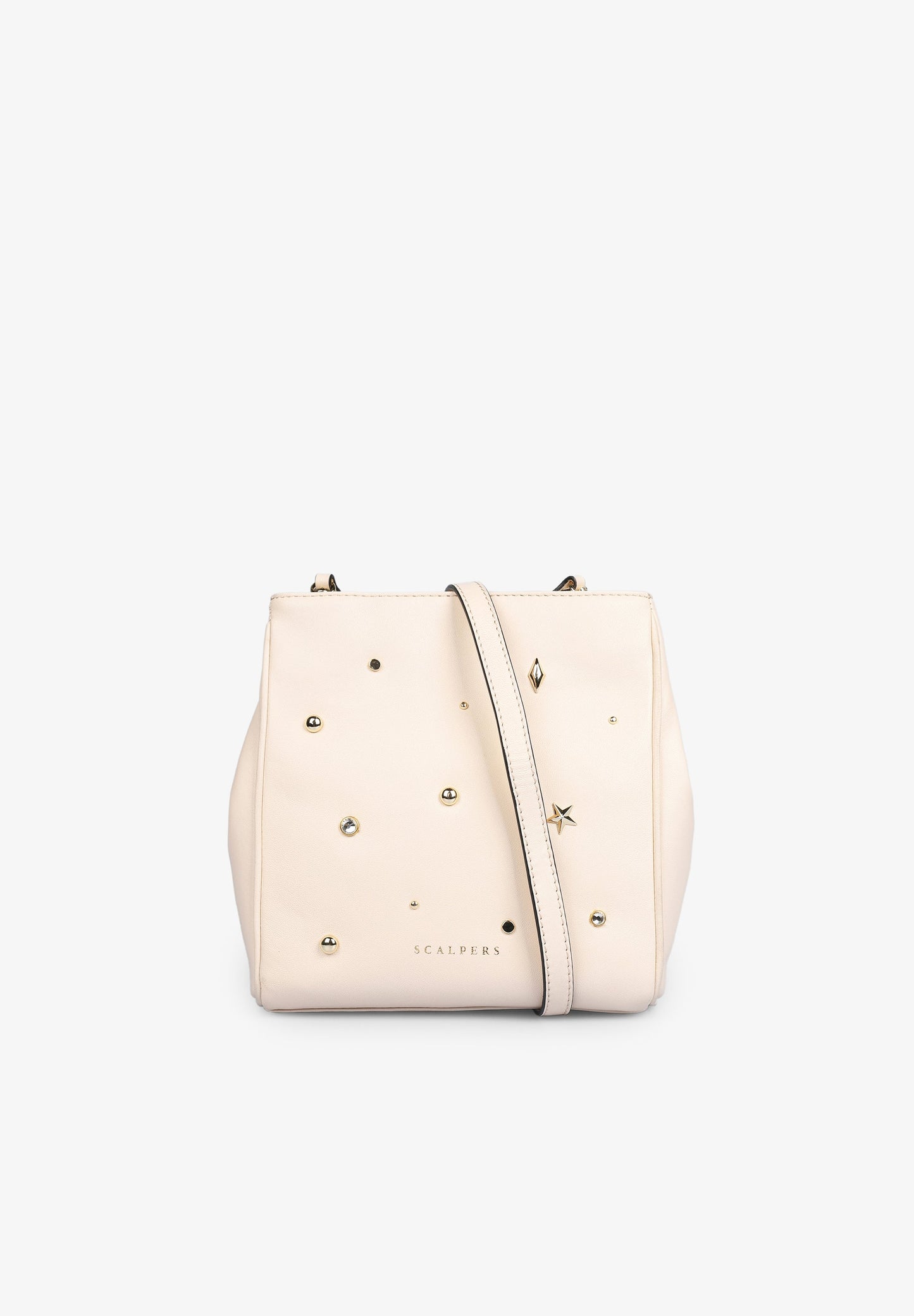 BOLSO PIEL DETALLE TACHUELAS