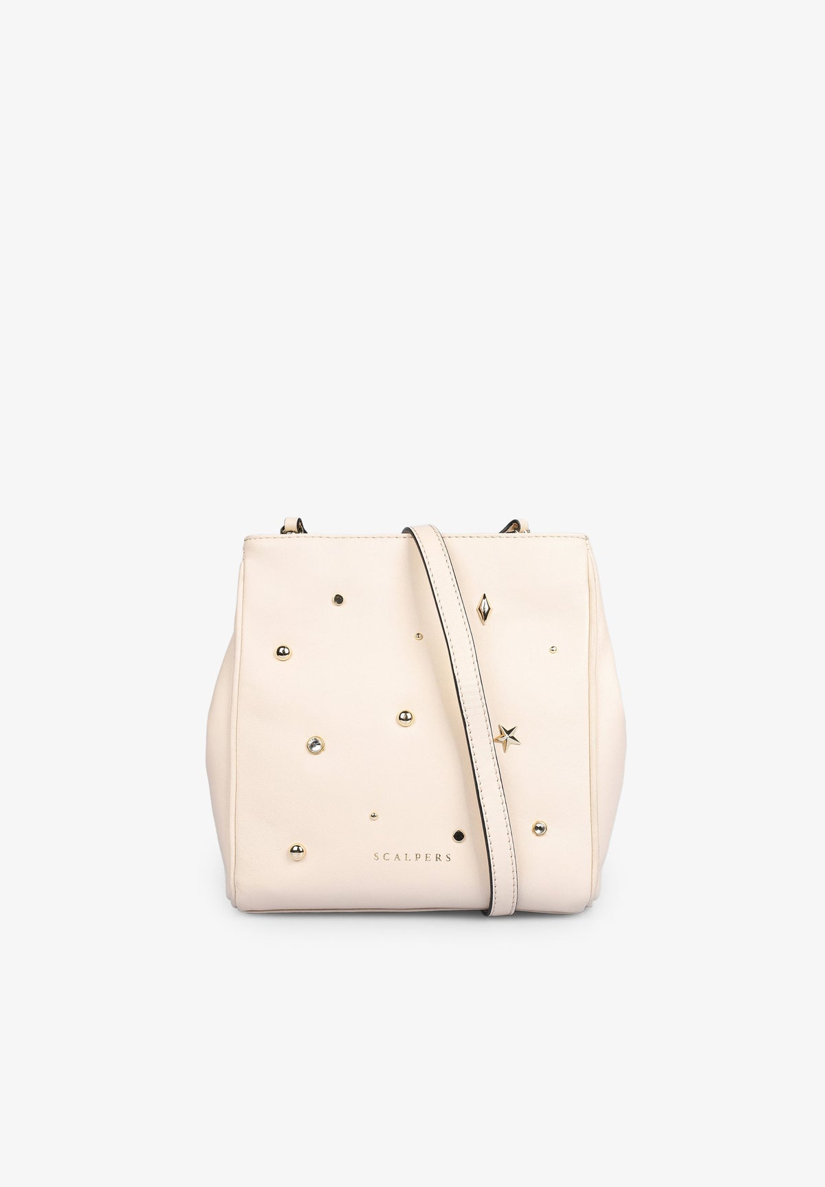 BOLSO PIEL DETALLE TACHUELAS