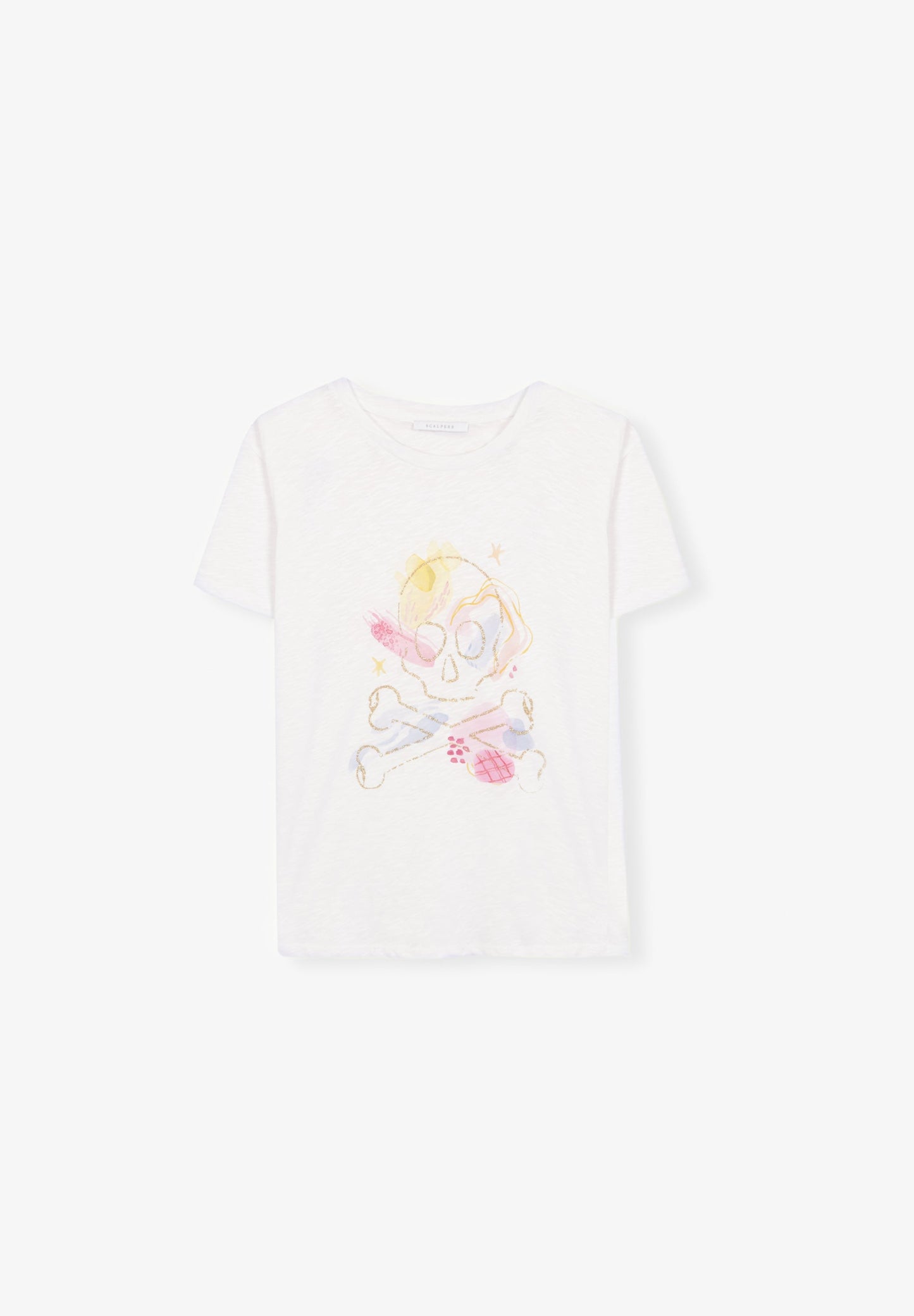 CAMISETA CALAVERA GLITTER
