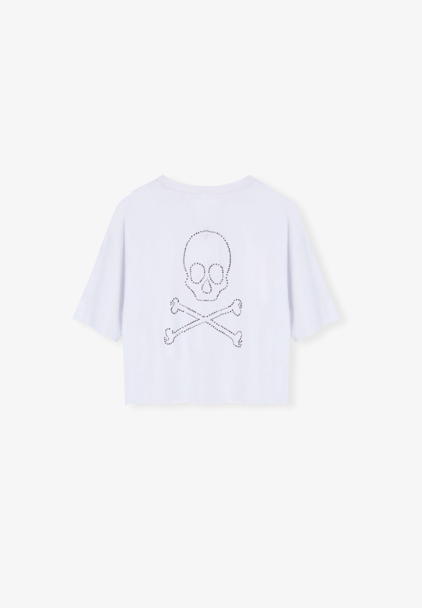 CAMISETA CALAVERA TRASERA STRASS