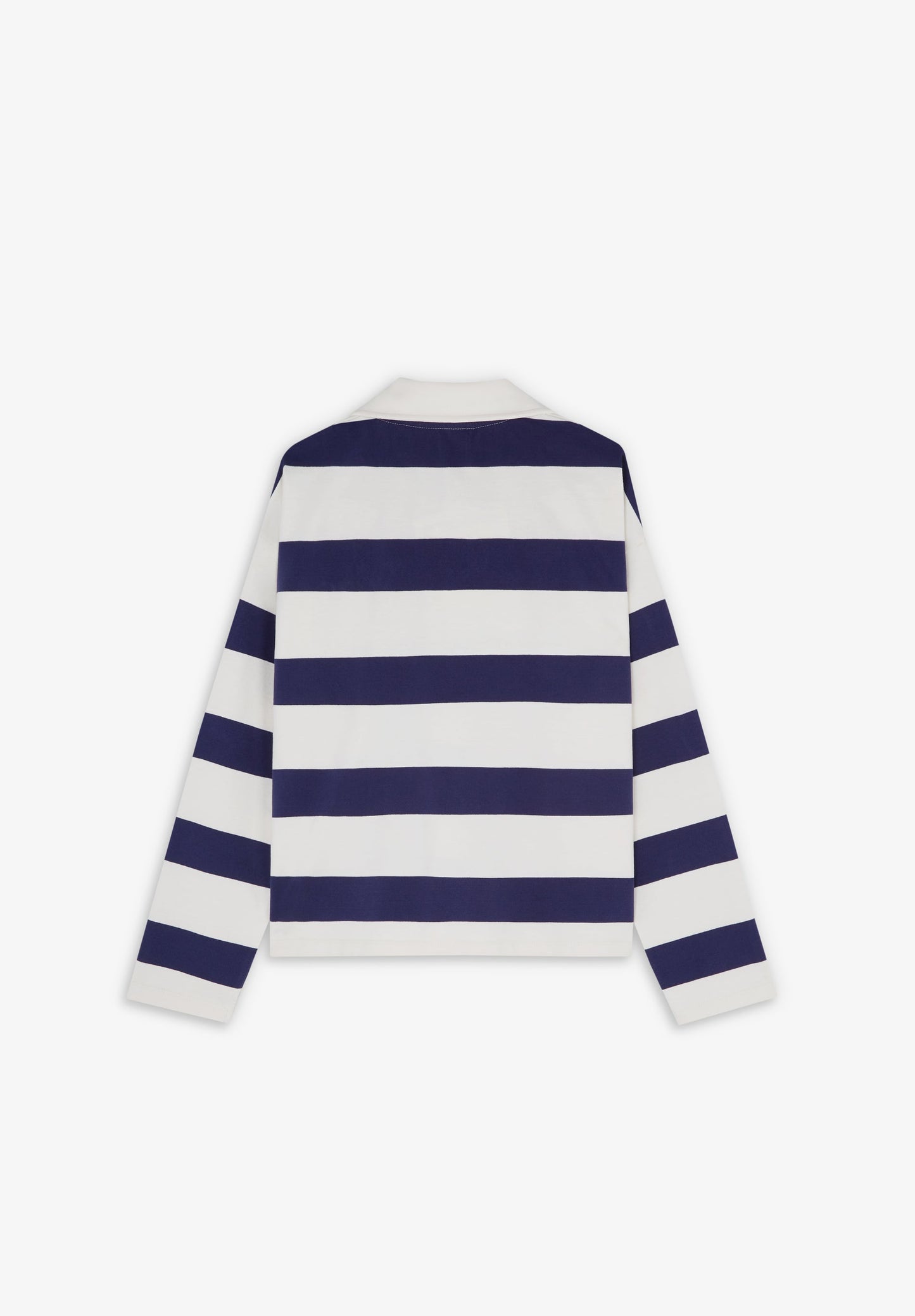 SUDADERA POLO RAYAS CORDÓN CUELLO