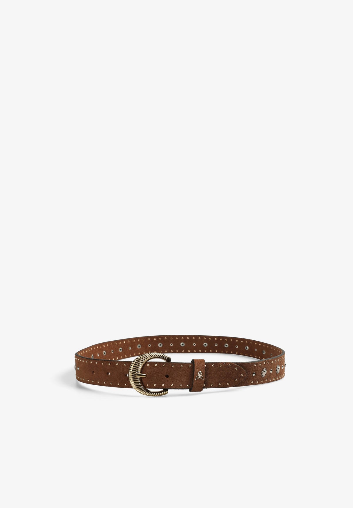 SUEDE STUDS BELT
